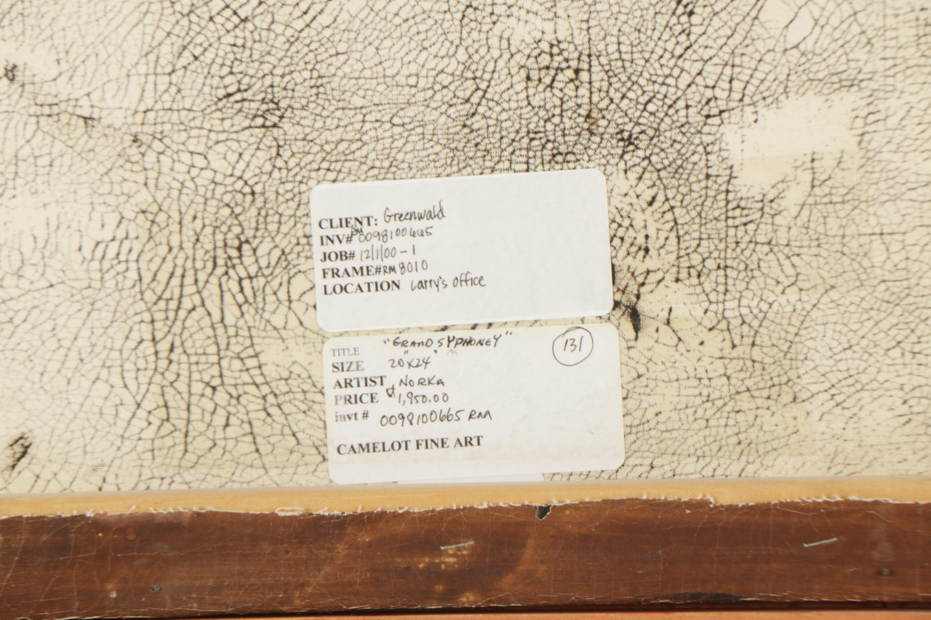 Norka Urde Oil Painting "Grande Simphonie"