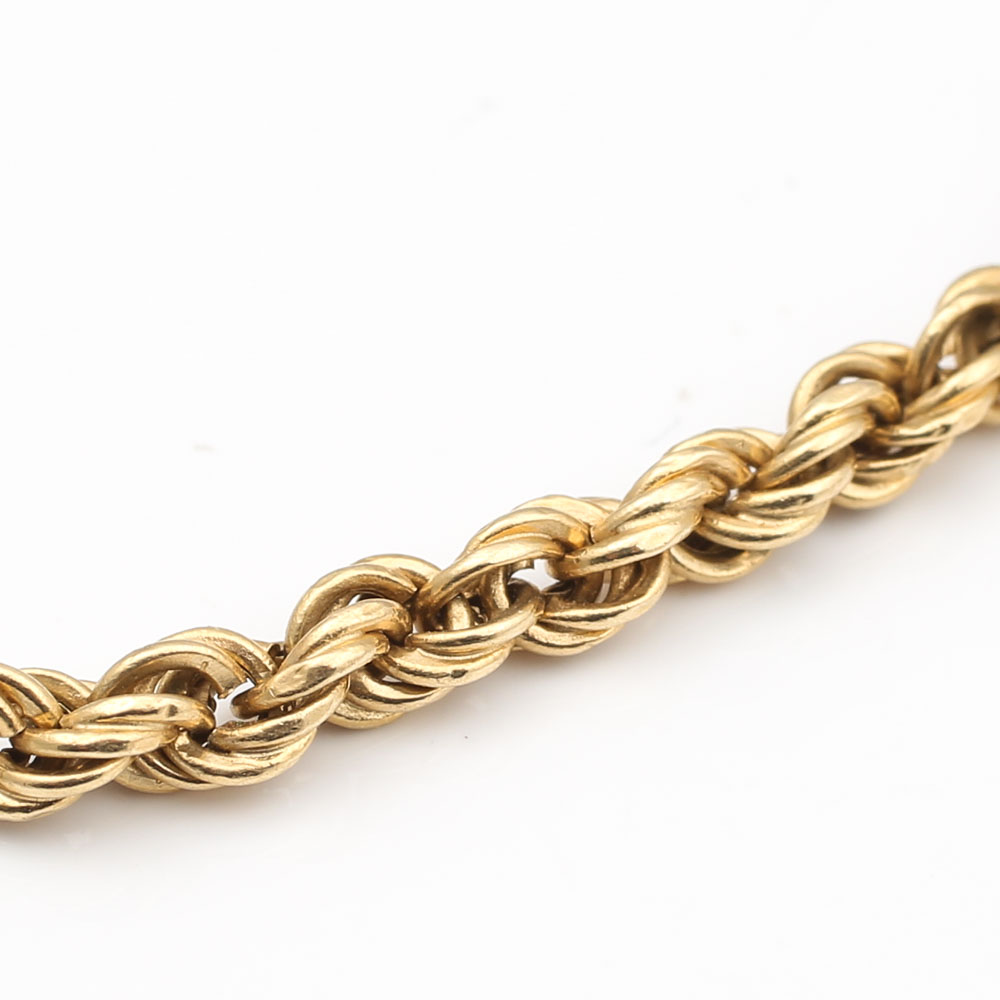 14K Yellow Gold Rope Bracelets