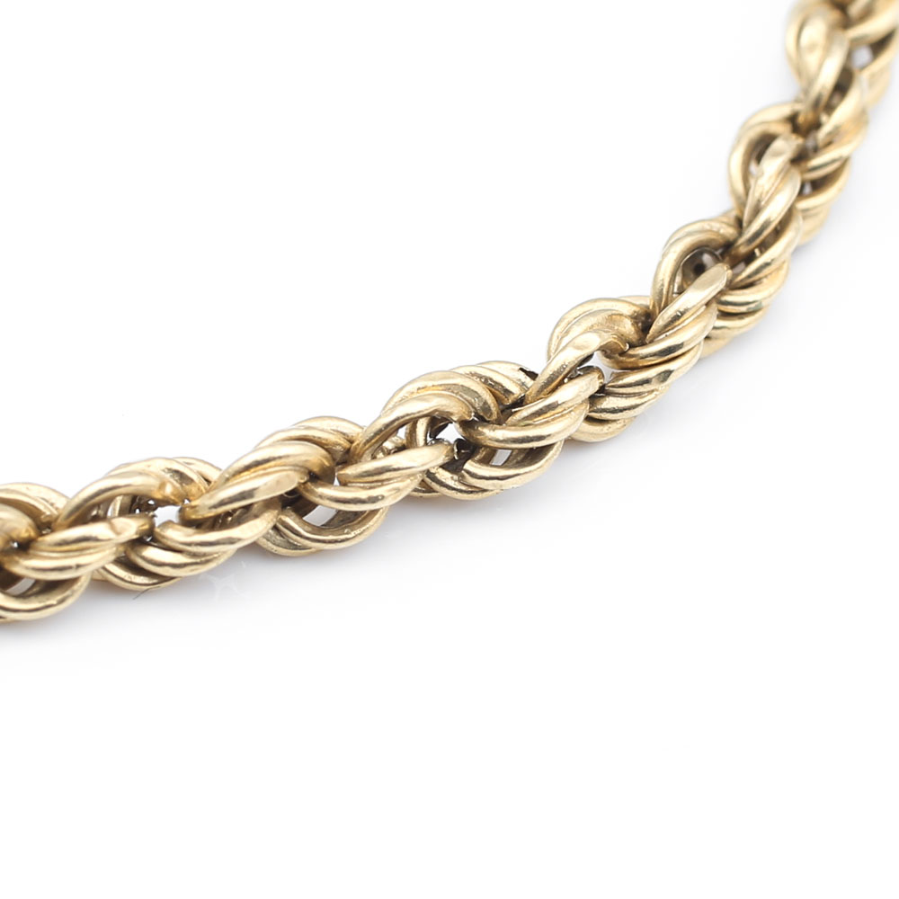 14K Yellow Gold Rope Bracelets