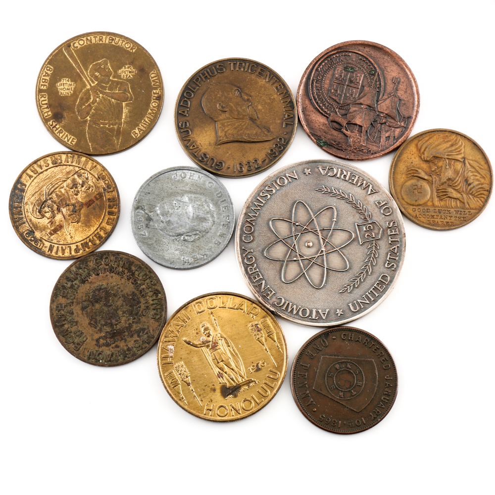 Mixed Selection of Medallions and Tokens