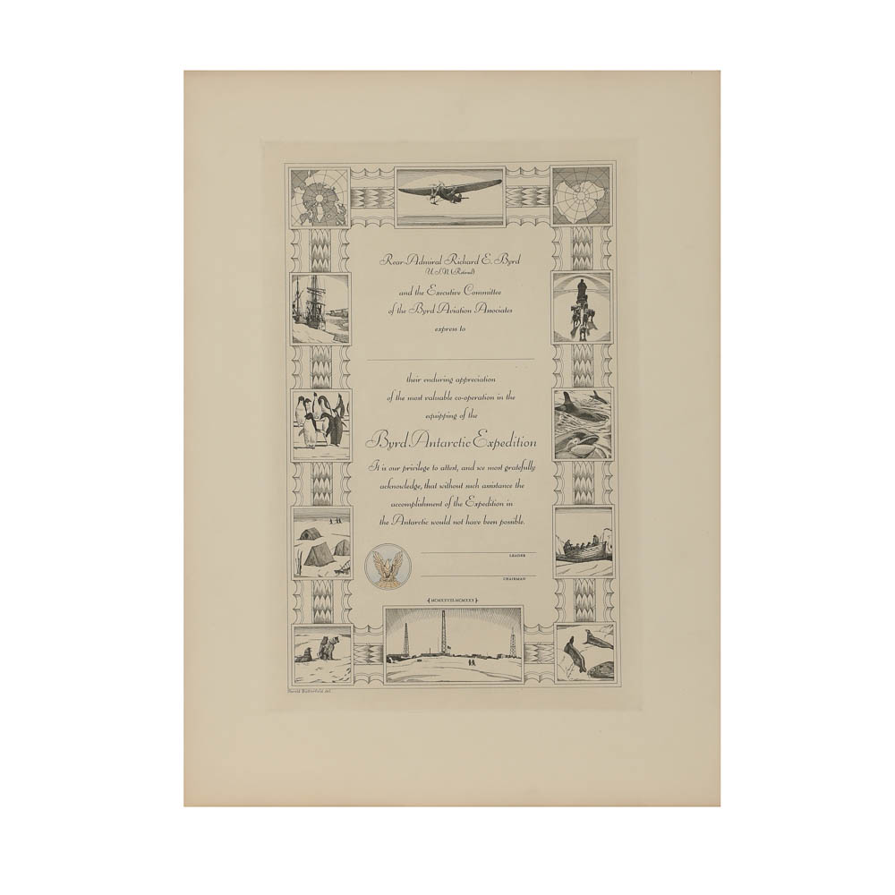 Engraving After Harold Butterfield