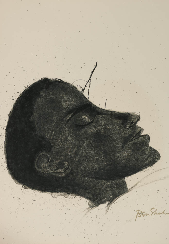 Ben Shahn Lithograph "But One Must Also Have Been..."