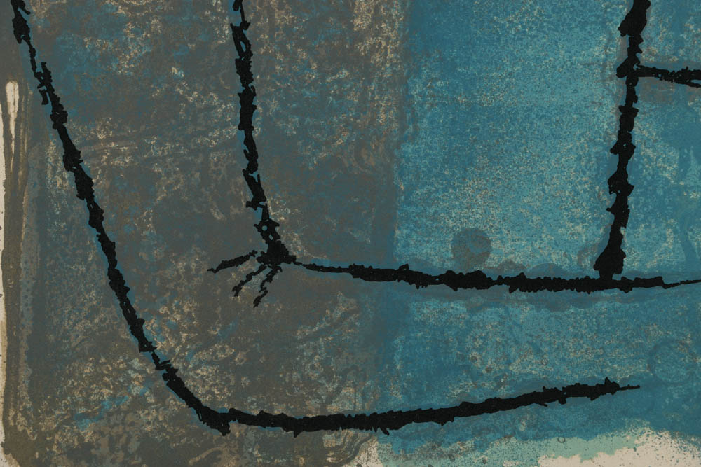 Ben Shahn Lithograph "...To Days in Rooms Withdrawn and Quiet"