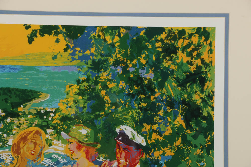 LeRoy Neiman Offset Lithograph "Dine al Fresco"