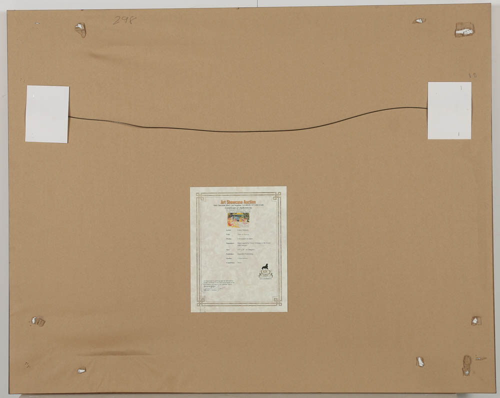 LeRoy Neiman Offset Lithograph "Dine al Fresco"