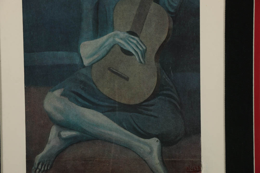 Offset Lithograph after Pablo Picasso "The Old Guitarist"