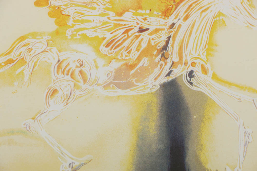 Offset Lithograph After Salvador Dalí "Pegasus"