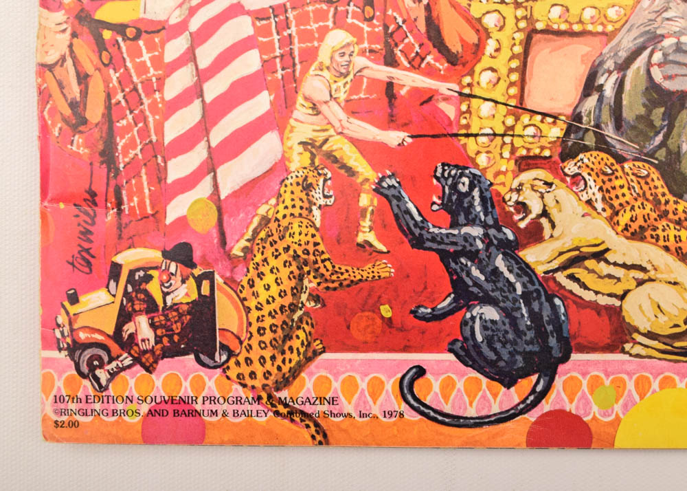 Vintage 107th Edition "Ringling Bros. and Barnum & Bailey Circus Program"