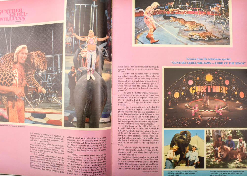 Vintage 107th Edition "Ringling Bros. and Barnum & Bailey Circus Program"