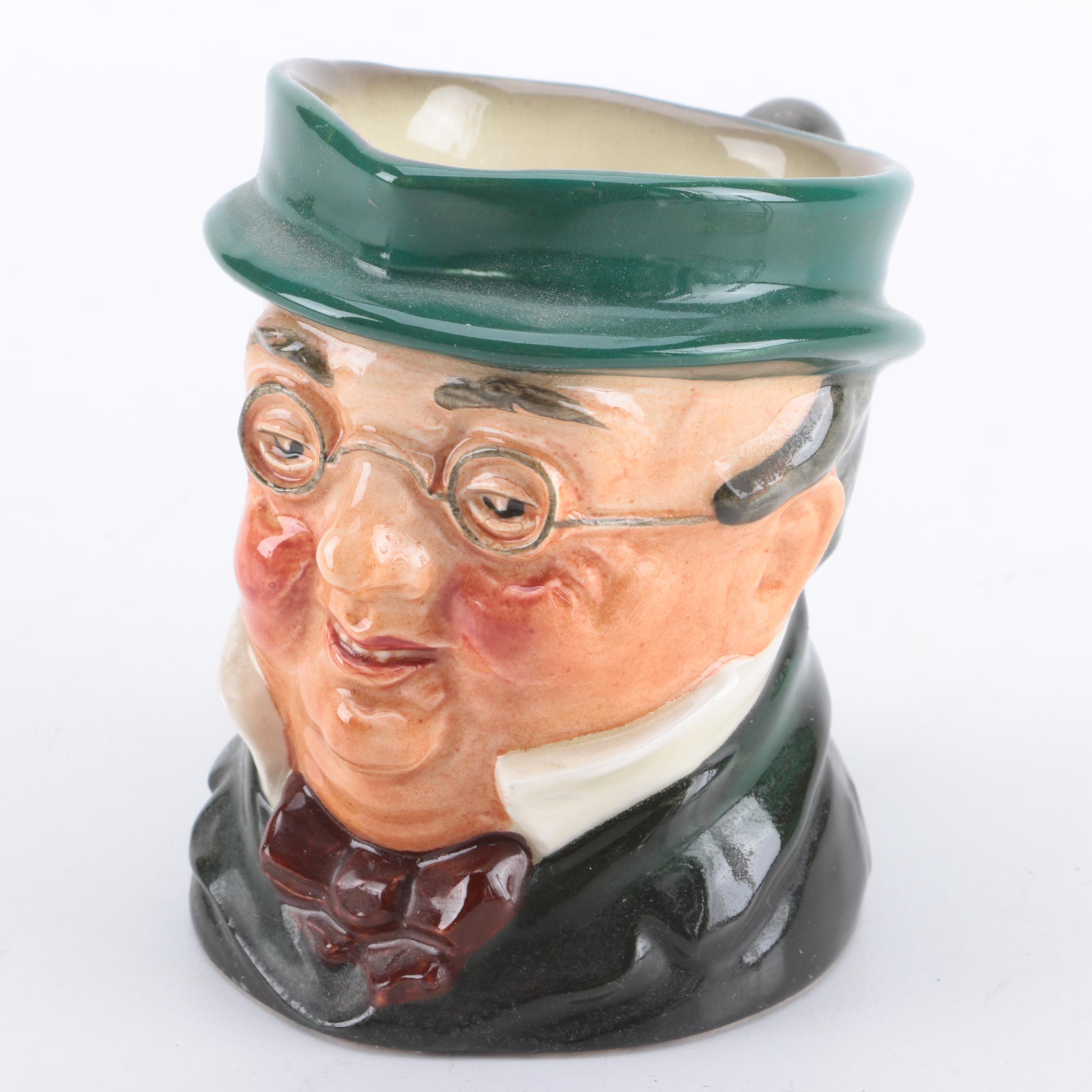 Royal Doulton "Sairy Gamp" Character Figurine and "Mr. Pickwick" Character Jug