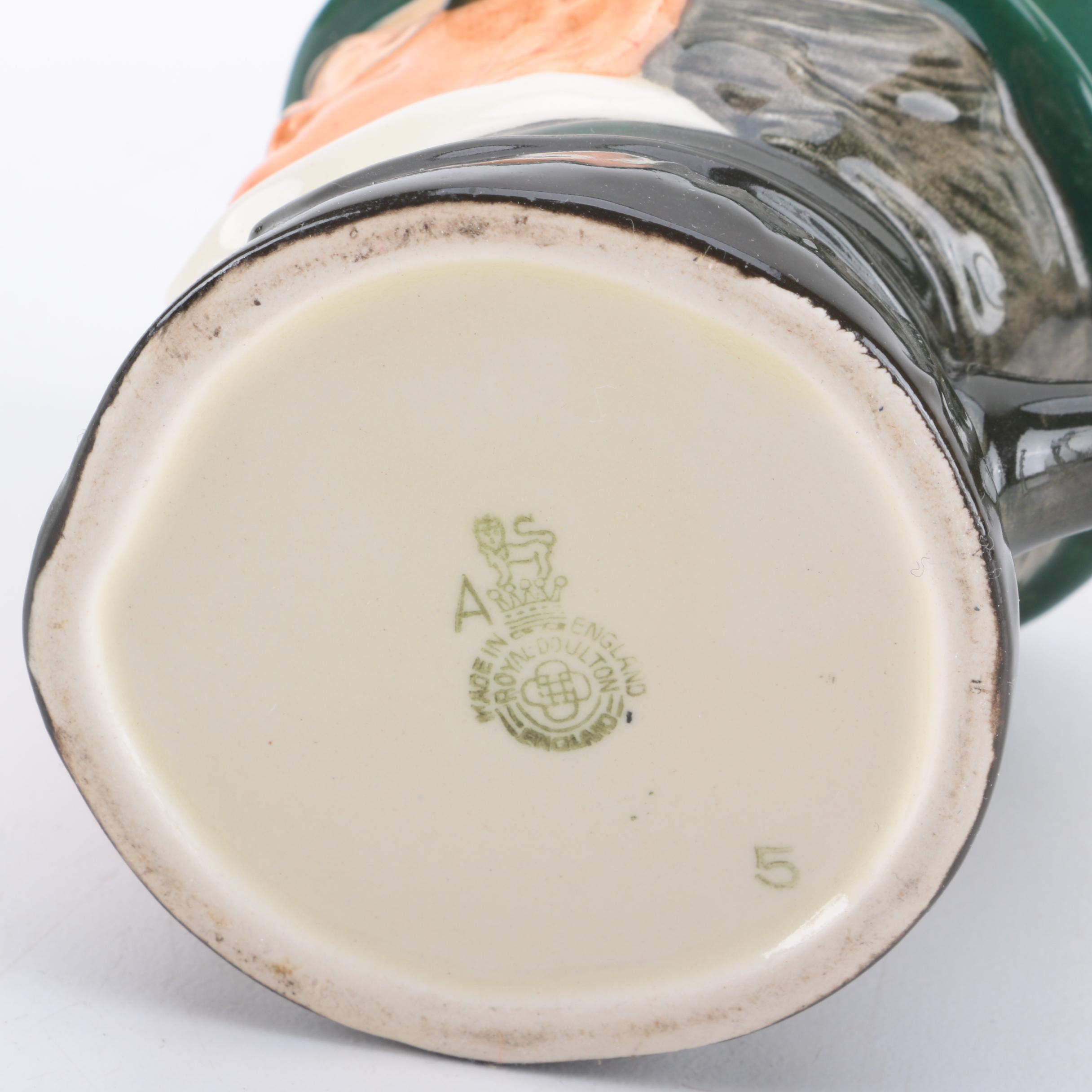 Royal Doulton "Sairy Gamp" Character Figurine and "Mr. Pickwick" Character Jug