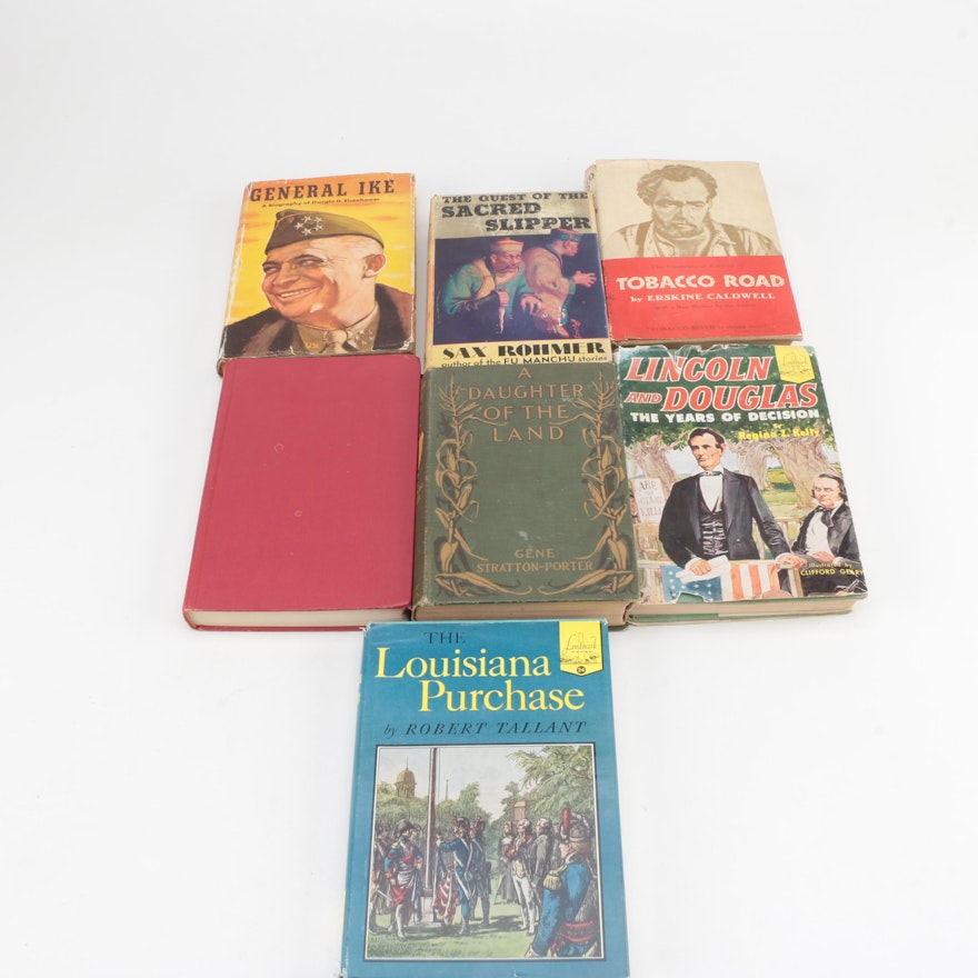 Vintage Historical Books Including "The Louisiana Purchase"
