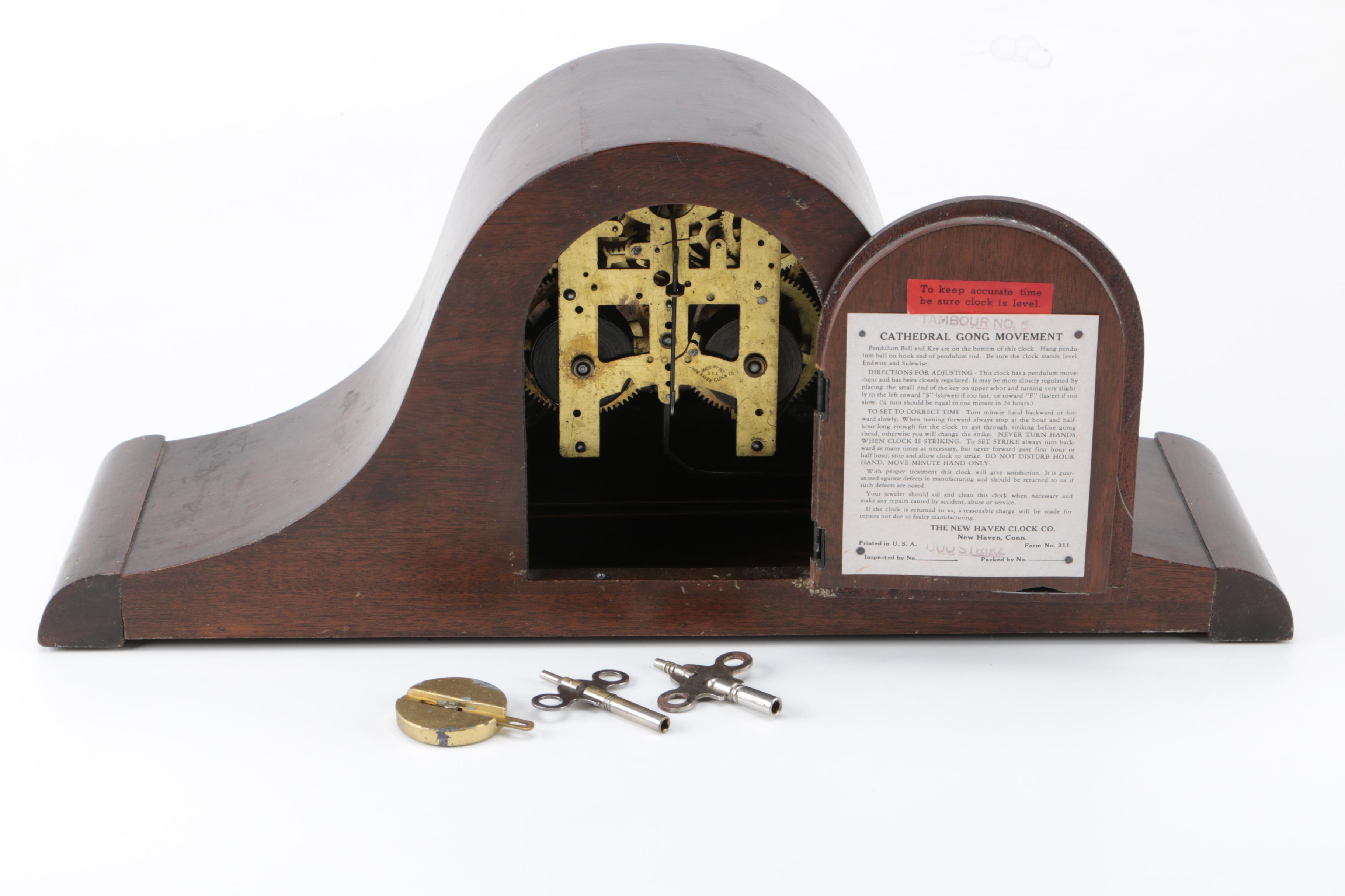New Haven Clock Co. Mantel Clock
