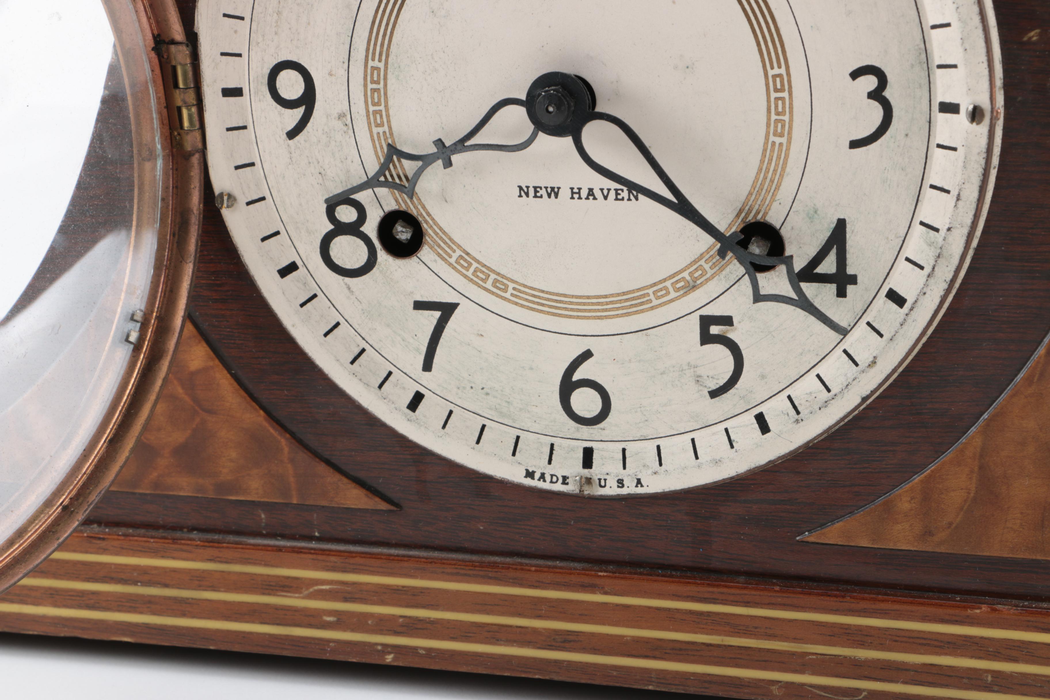 New Haven Clock Co. Mantel Clock