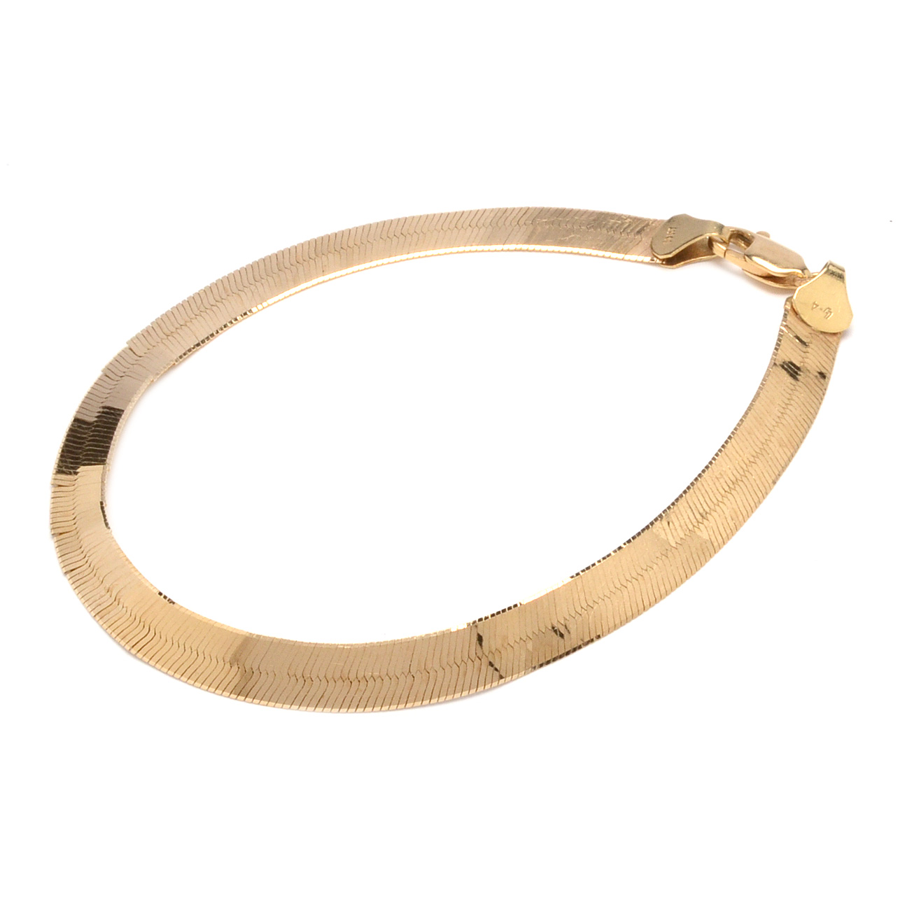 14K Yellow Gold Chain Bracelet