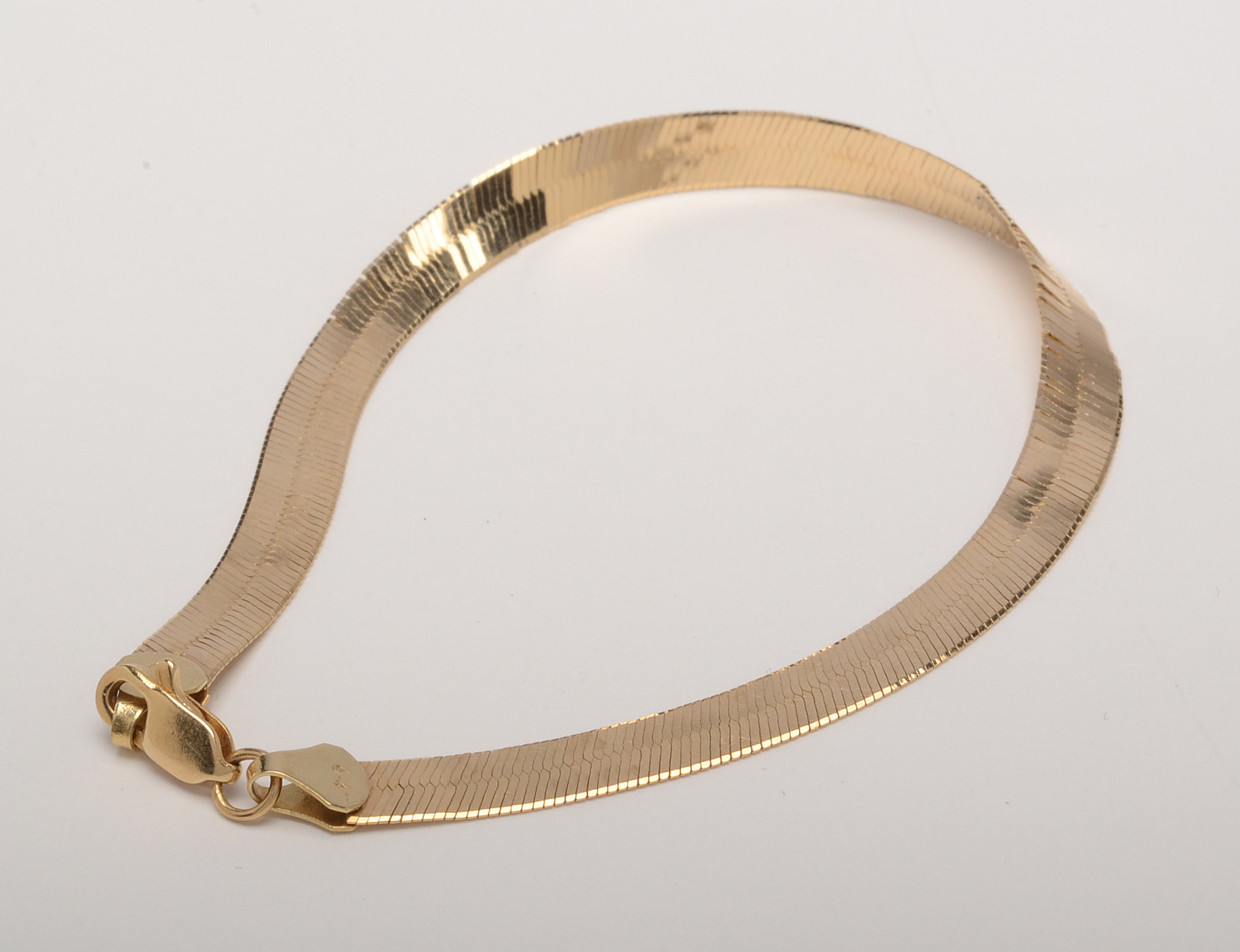 14K Yellow Gold Chain Bracelet