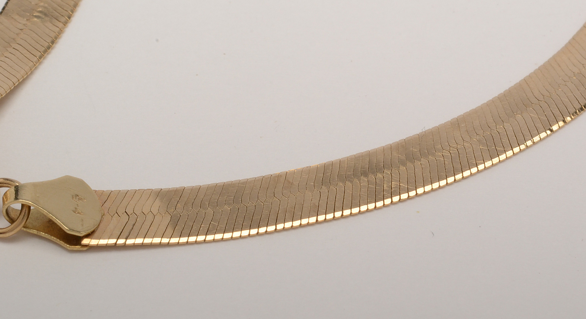 14K Yellow Gold Chain Bracelet