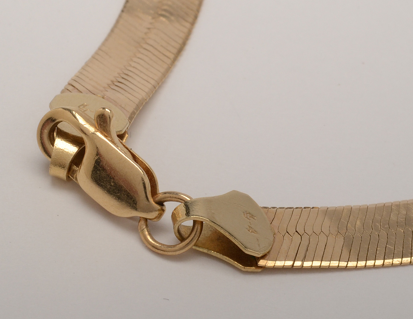 14K Yellow Gold Chain Bracelet