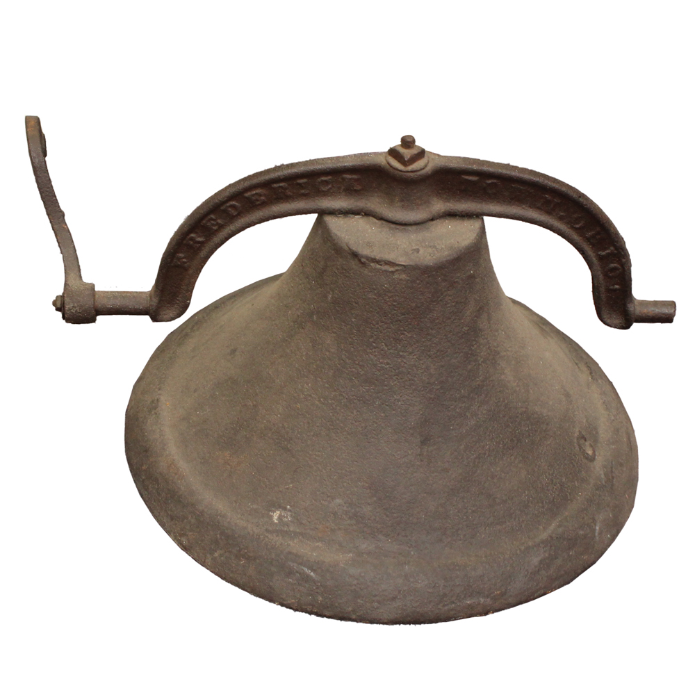 ◆Bell◆ Antique Fredericktown Ohio Cast Iron Bell | EBTH