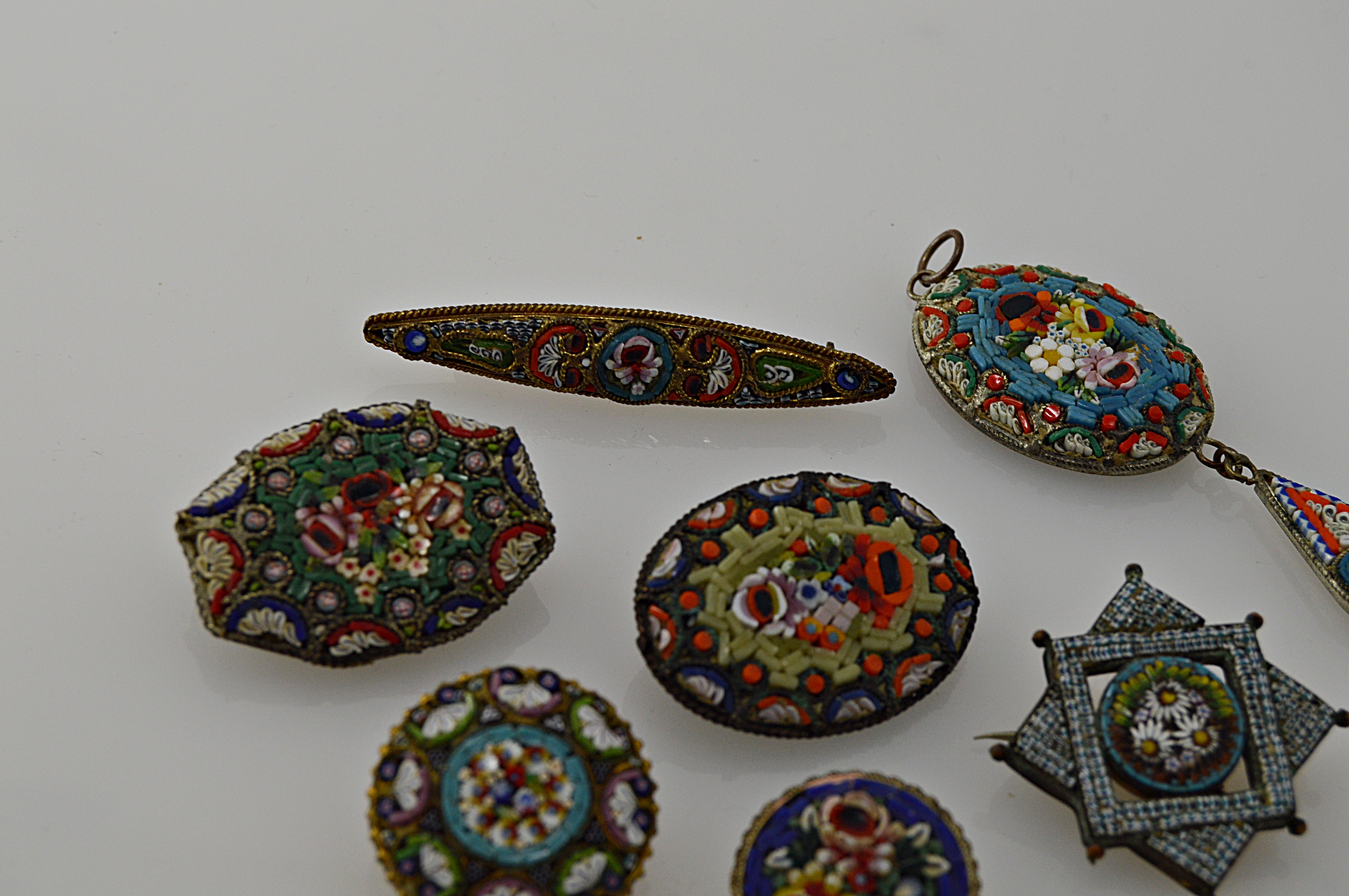 Vintage Italian Micro Mosaic Jewelry