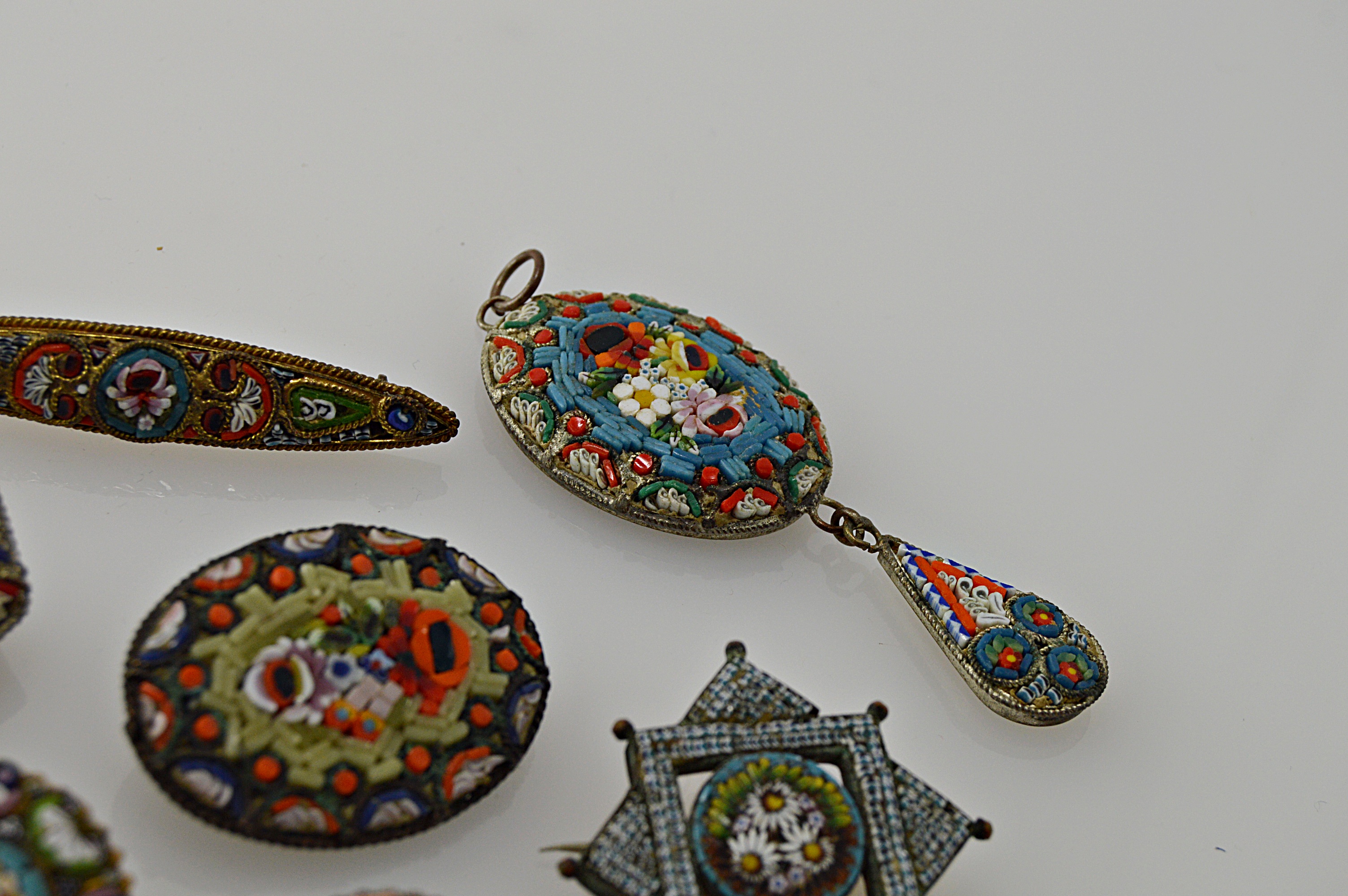 Vintage Italian Micro Mosaic Jewelry