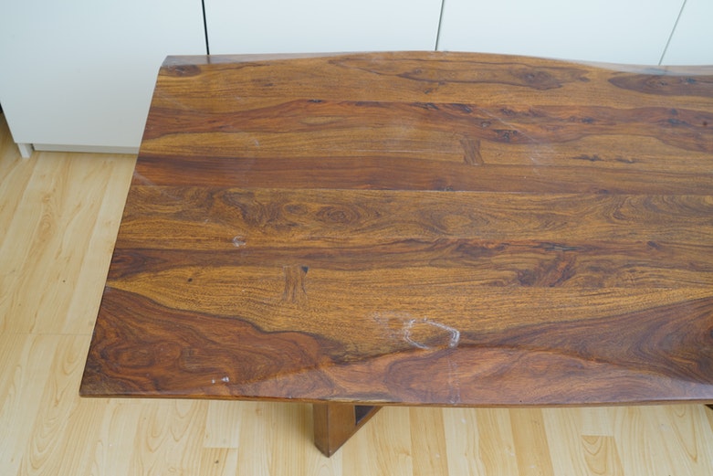 Modern Live Edge Coffee Table by Arhaus