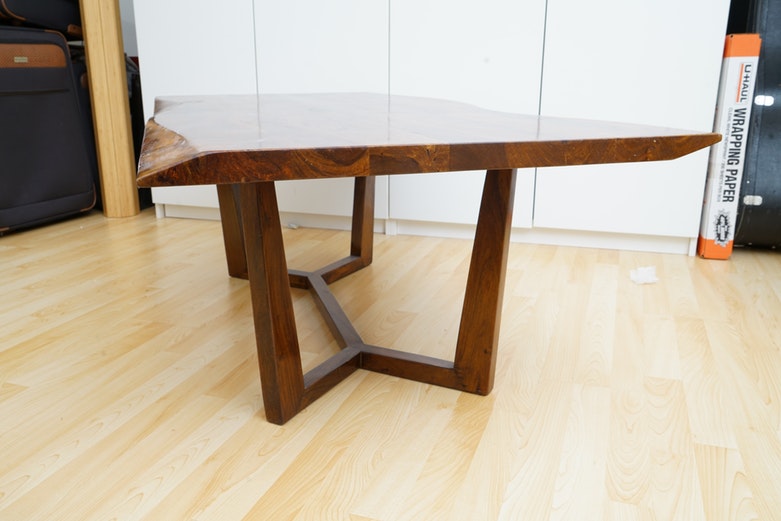 Modern Live Edge Coffee Table by Arhaus