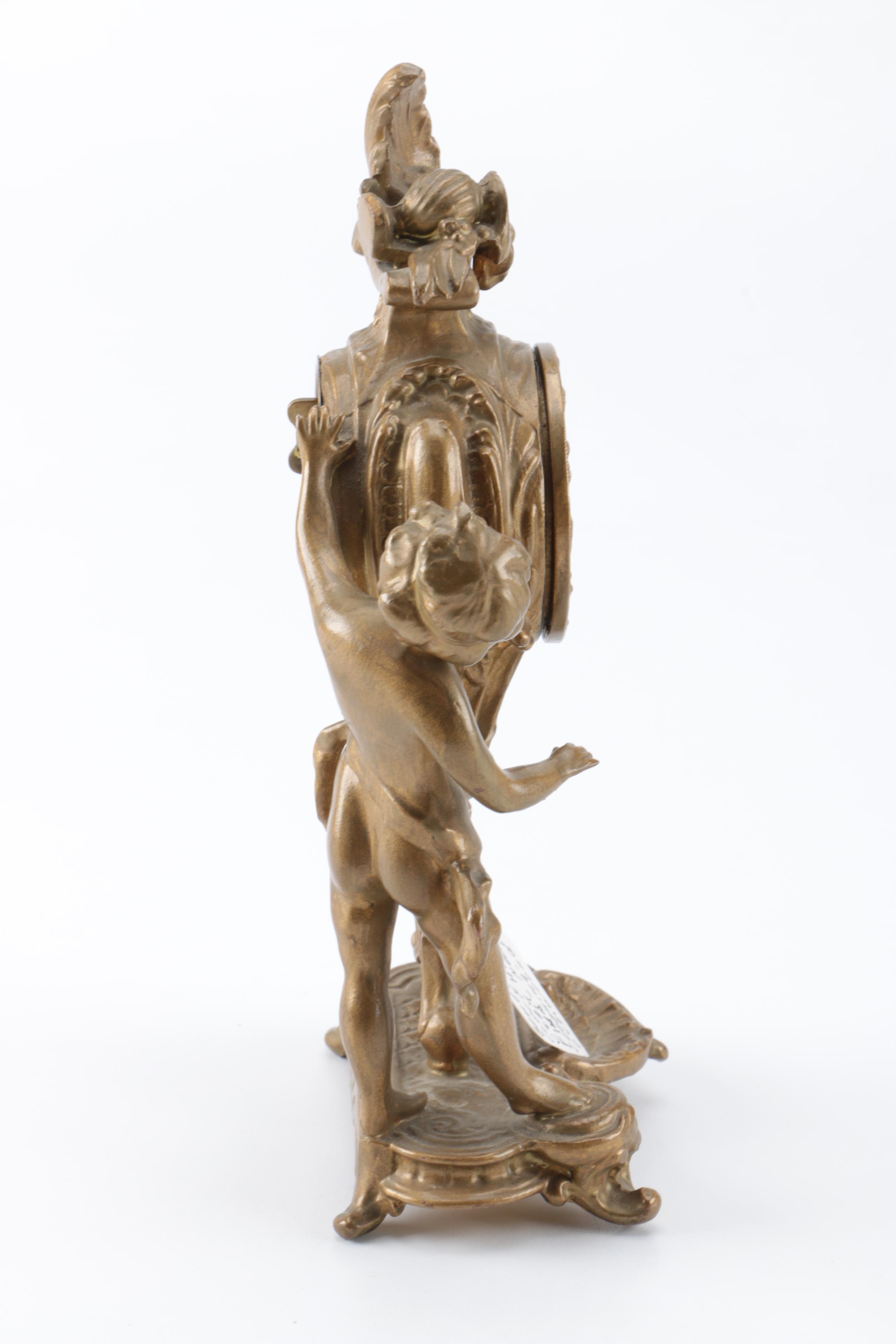 M.S. Benedict Mfg. Figural Shelf Clock