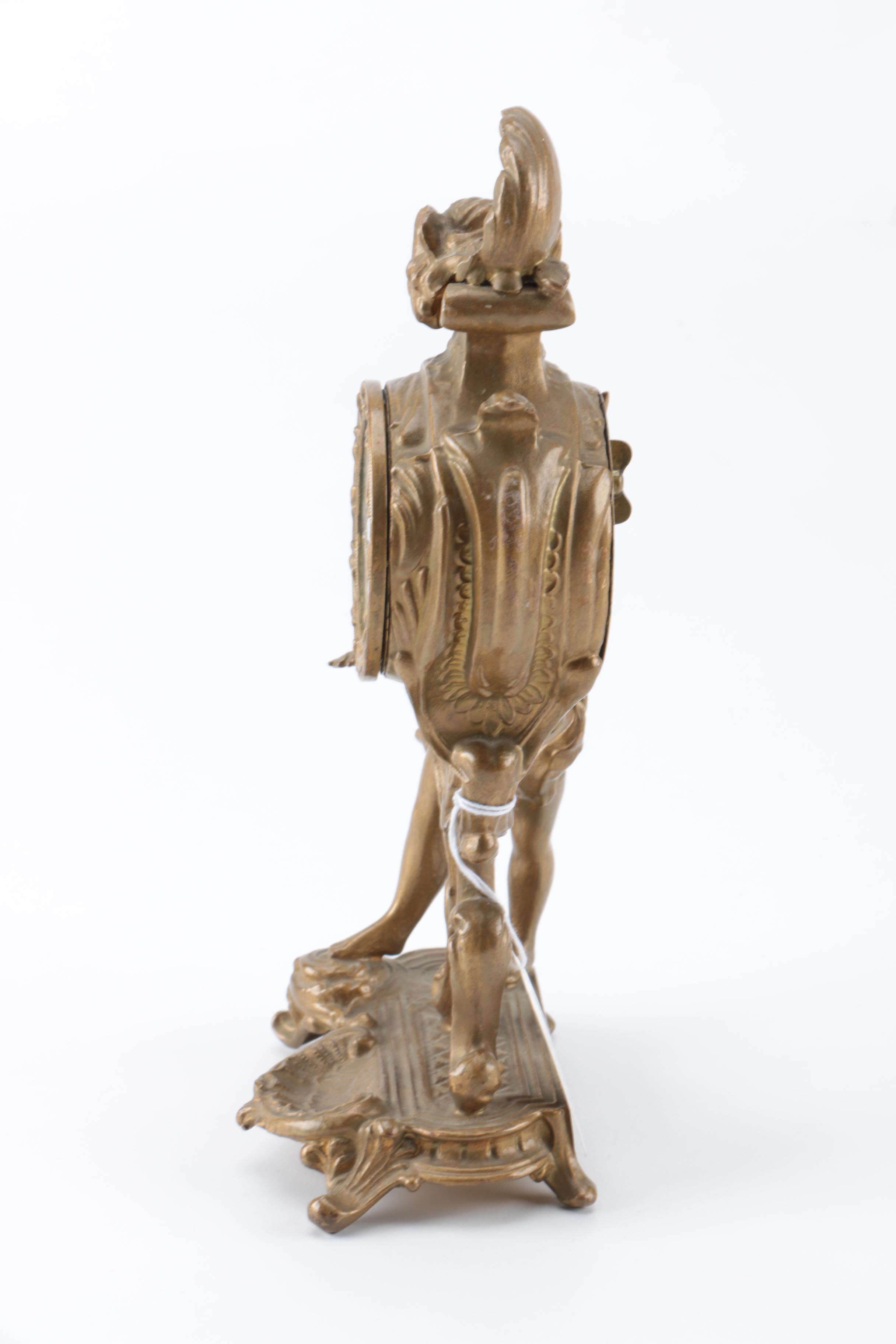 M.S. Benedict Mfg. Figural Shelf Clock