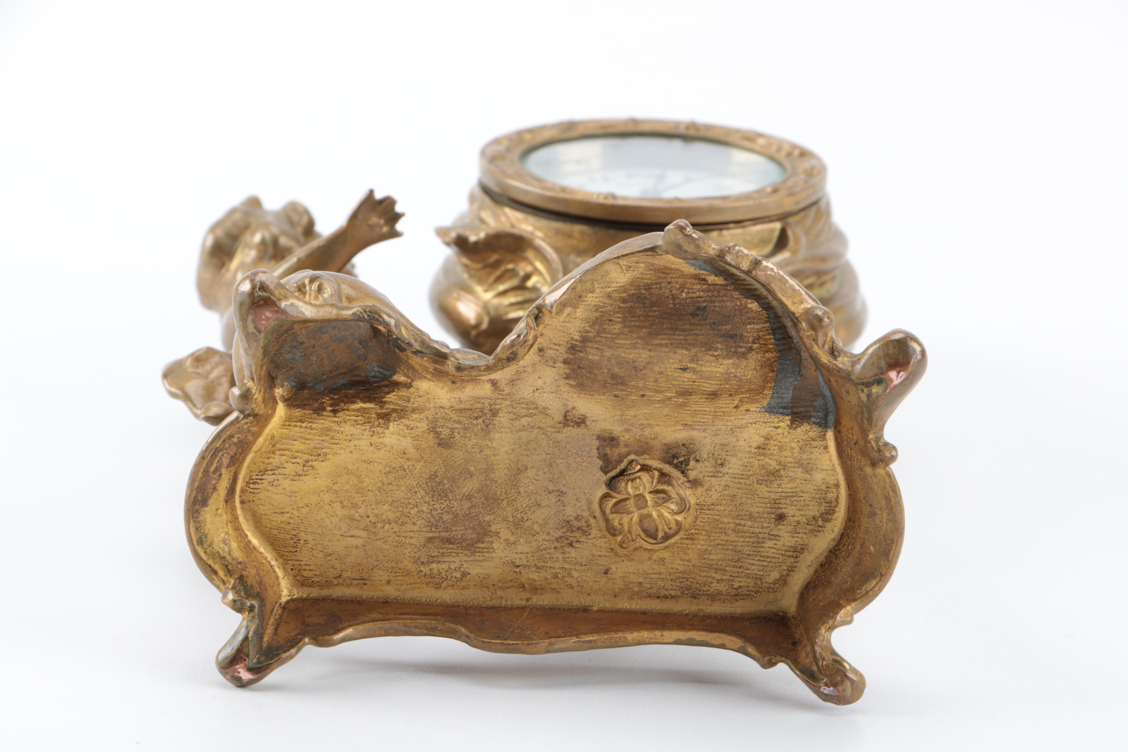 M.S. Benedict Mfg. Figural Shelf Clock