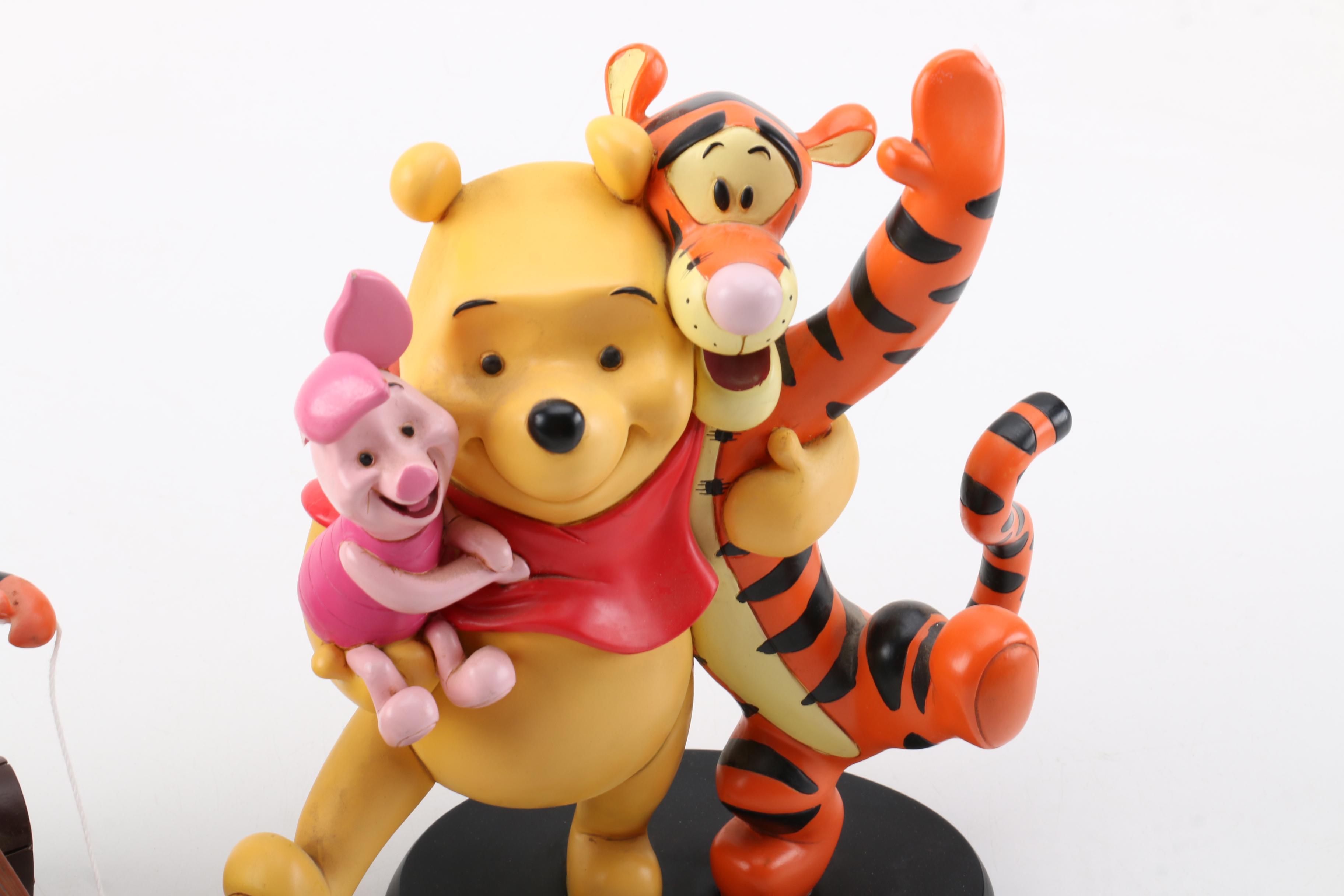 Two "Winnie The Pooh" Figurines by Disney