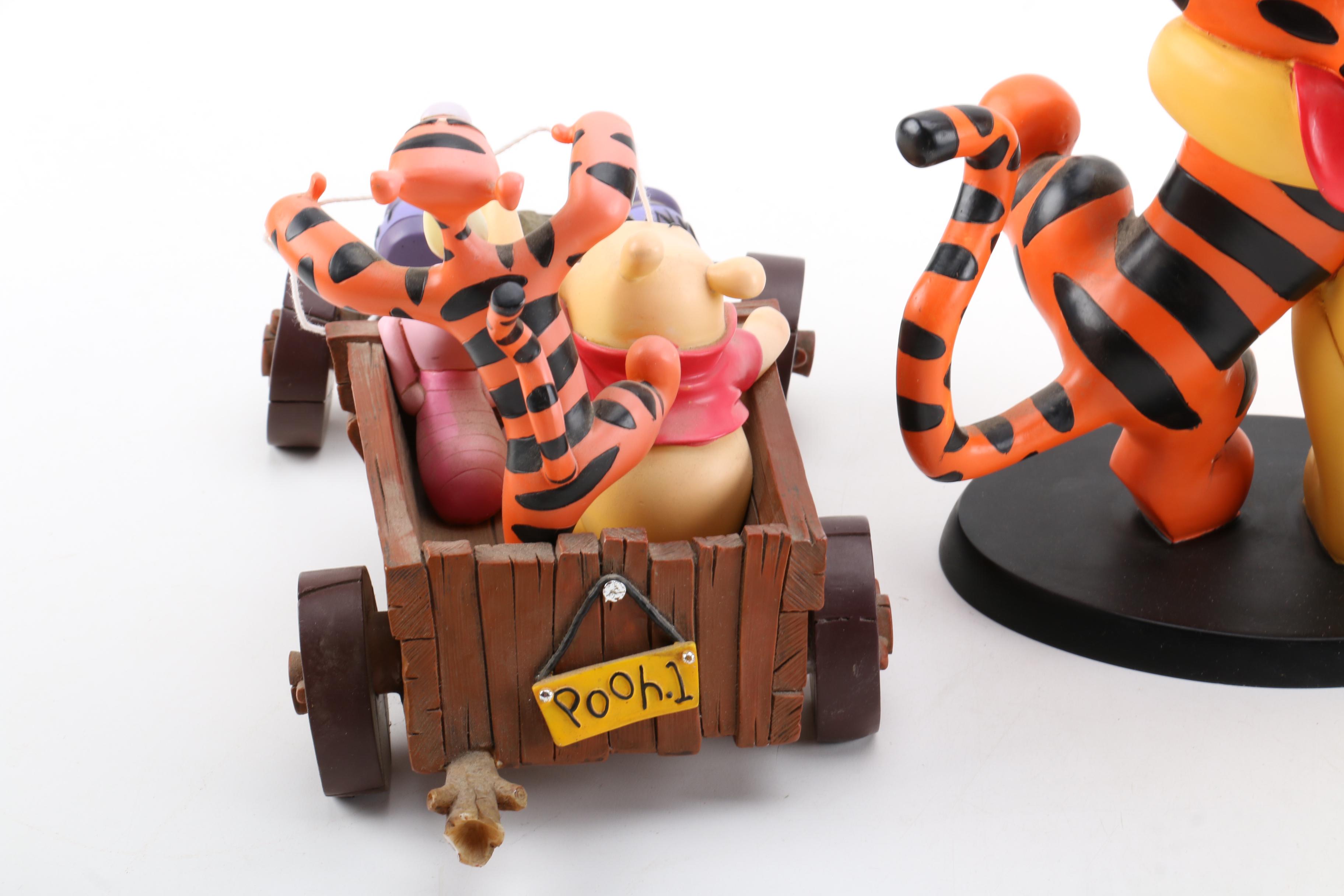 Two "Winnie The Pooh" Figurines by Disney