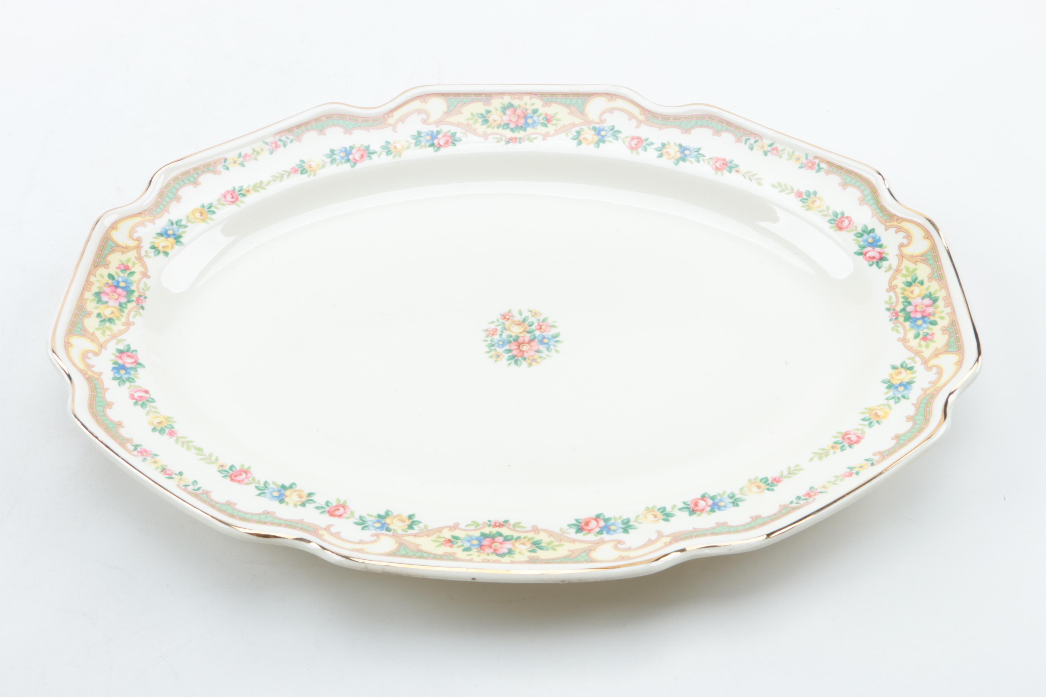 Floral Ceramic Tableware Featuring Mount Clemens Pottery