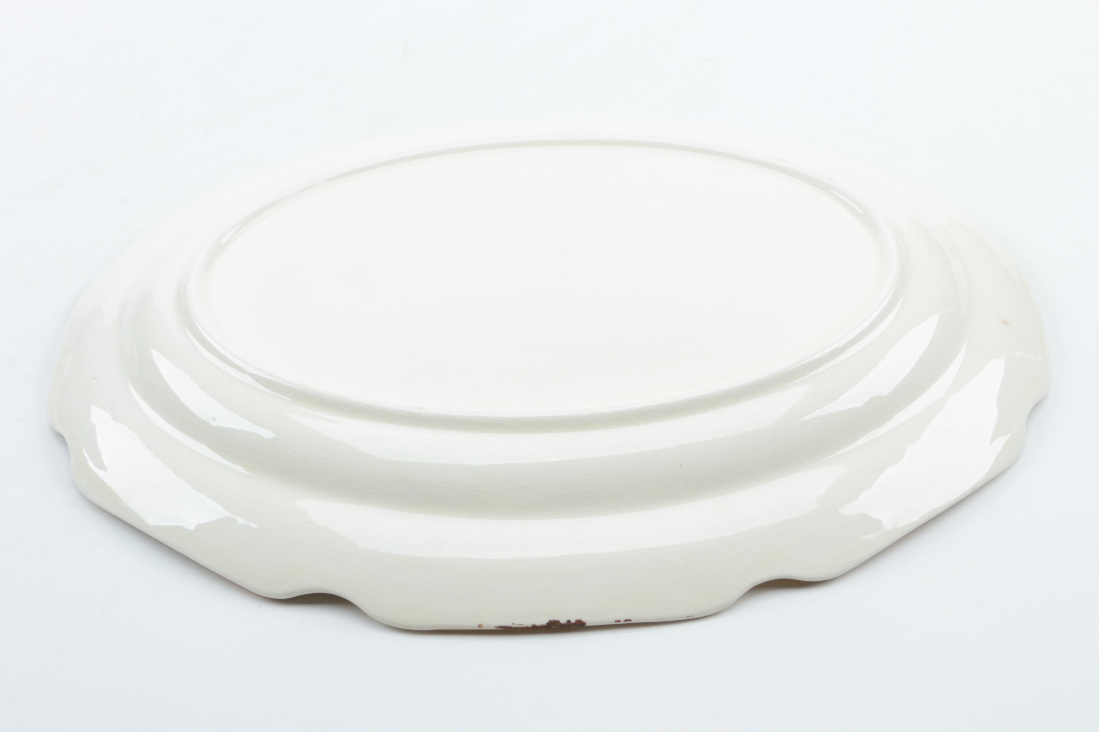 Floral Ceramic Tableware Featuring Mount Clemens Pottery