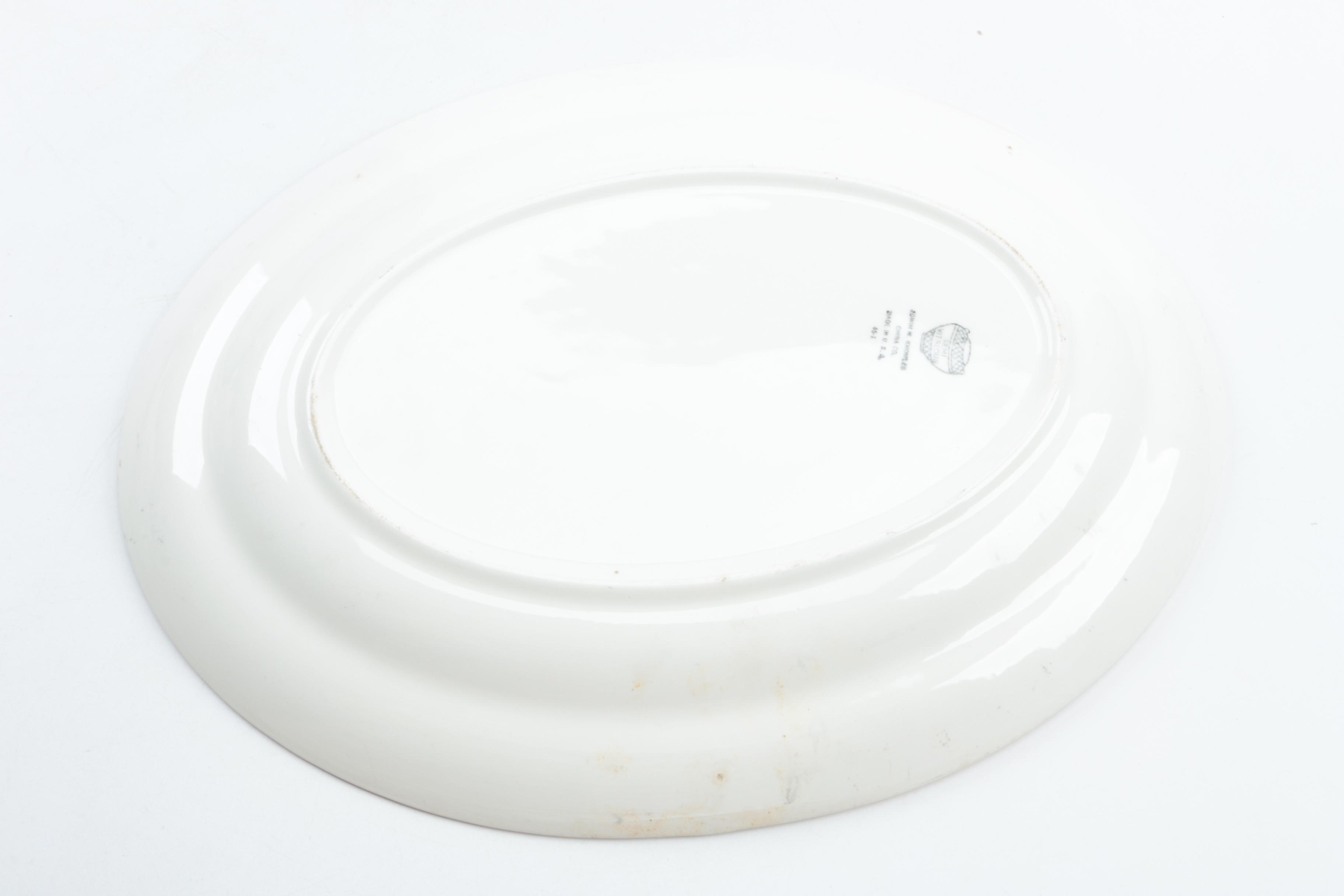 Floral Ceramic Tableware Featuring Mount Clemens Pottery