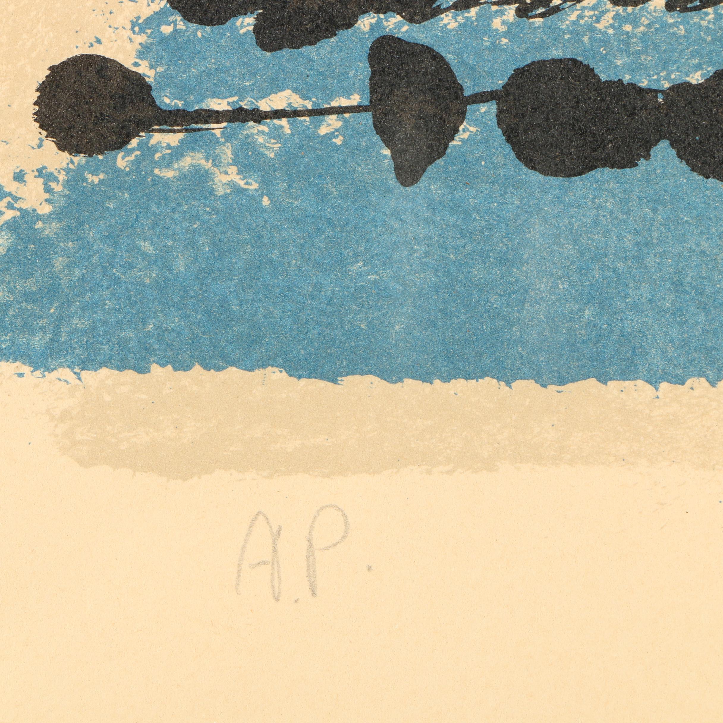 Yanni Posnakoff 1969 Color Lithograph "Carri"