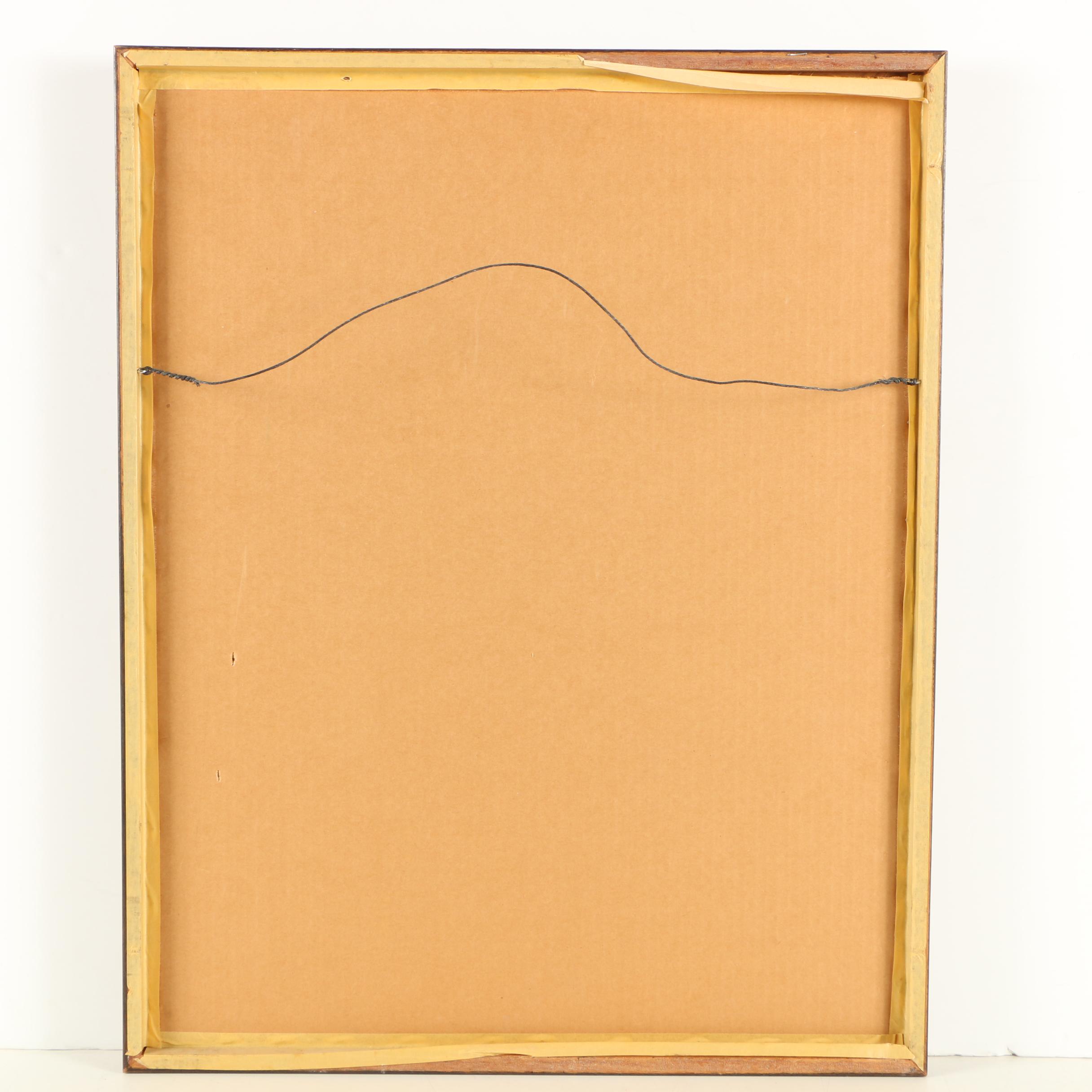 Yanni Posnakoff 1969 Color Lithograph "Carri"