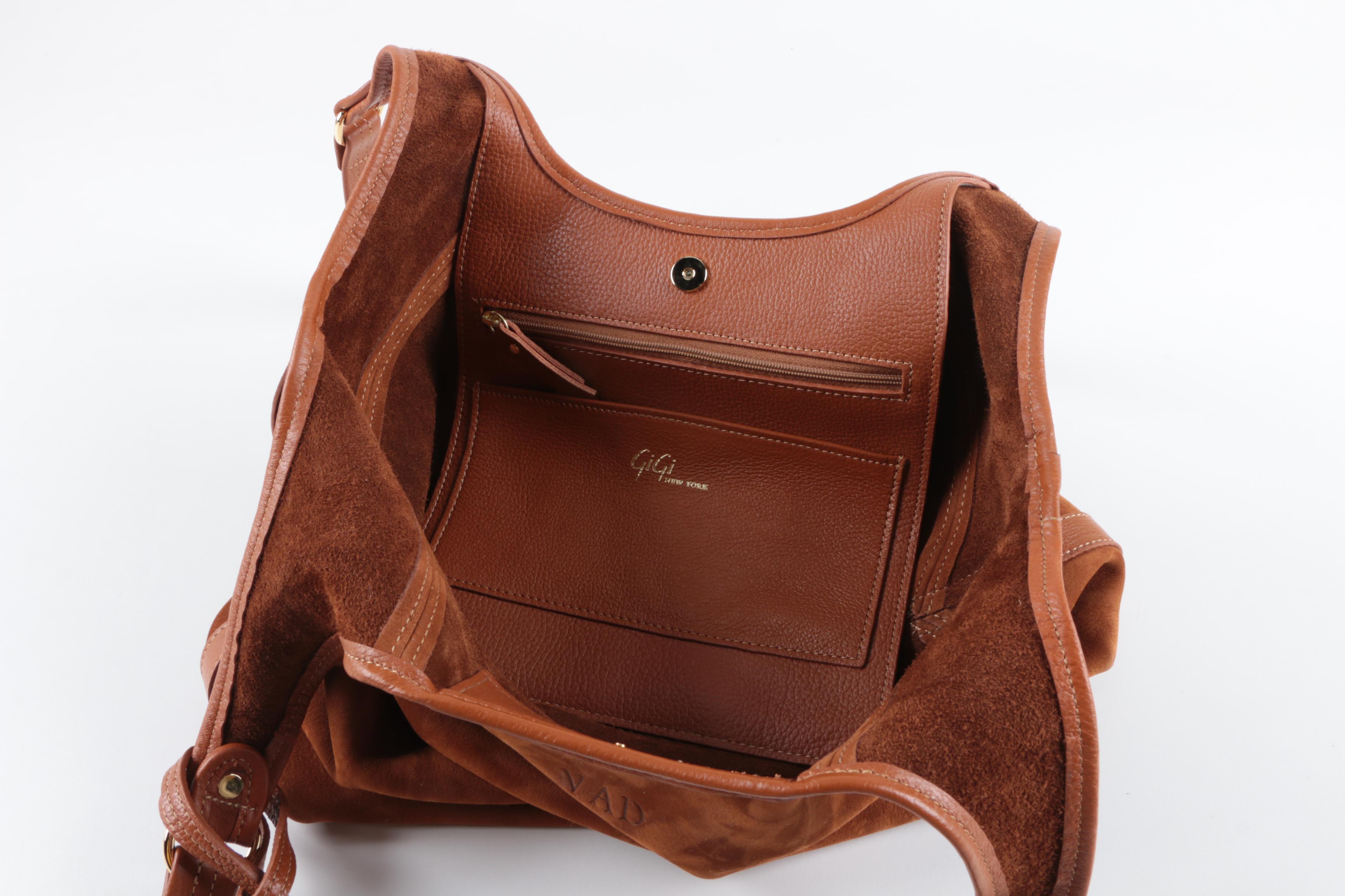 GiGi New York Nubuck Hobo Bag