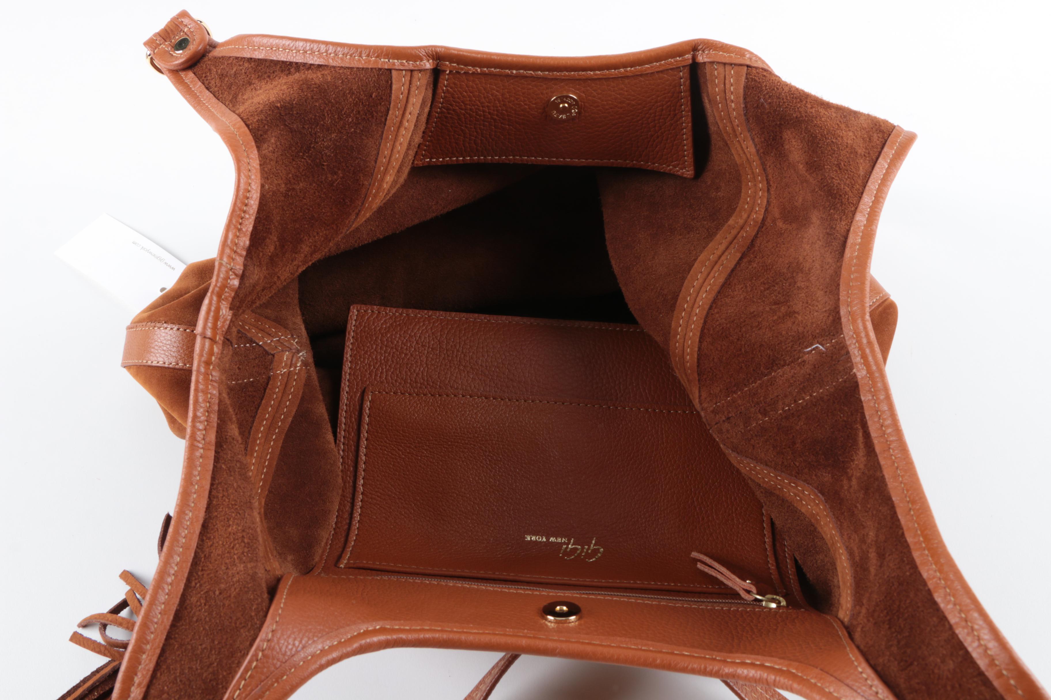 GiGi New York Nubuck Hobo Bag