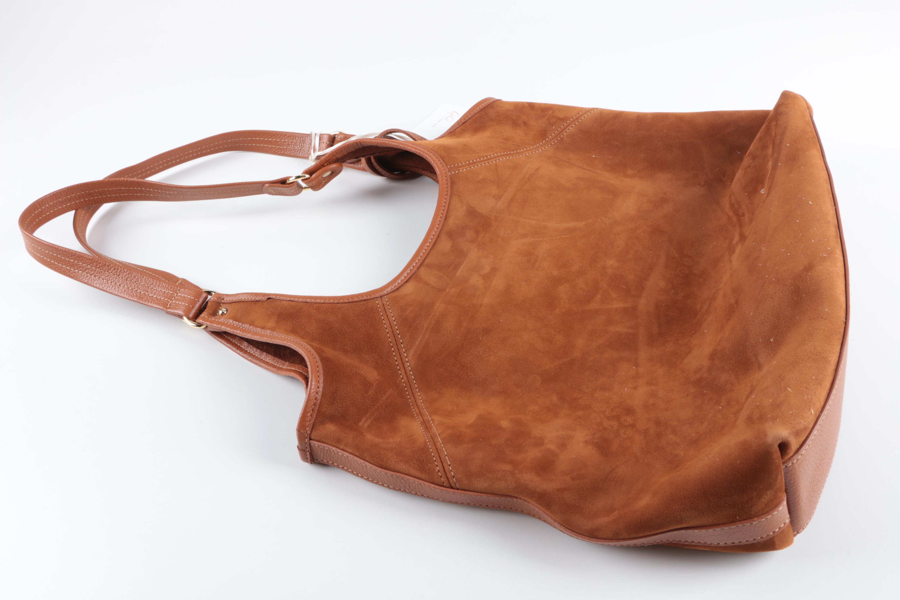 GiGi New York Nubuck Hobo Bag