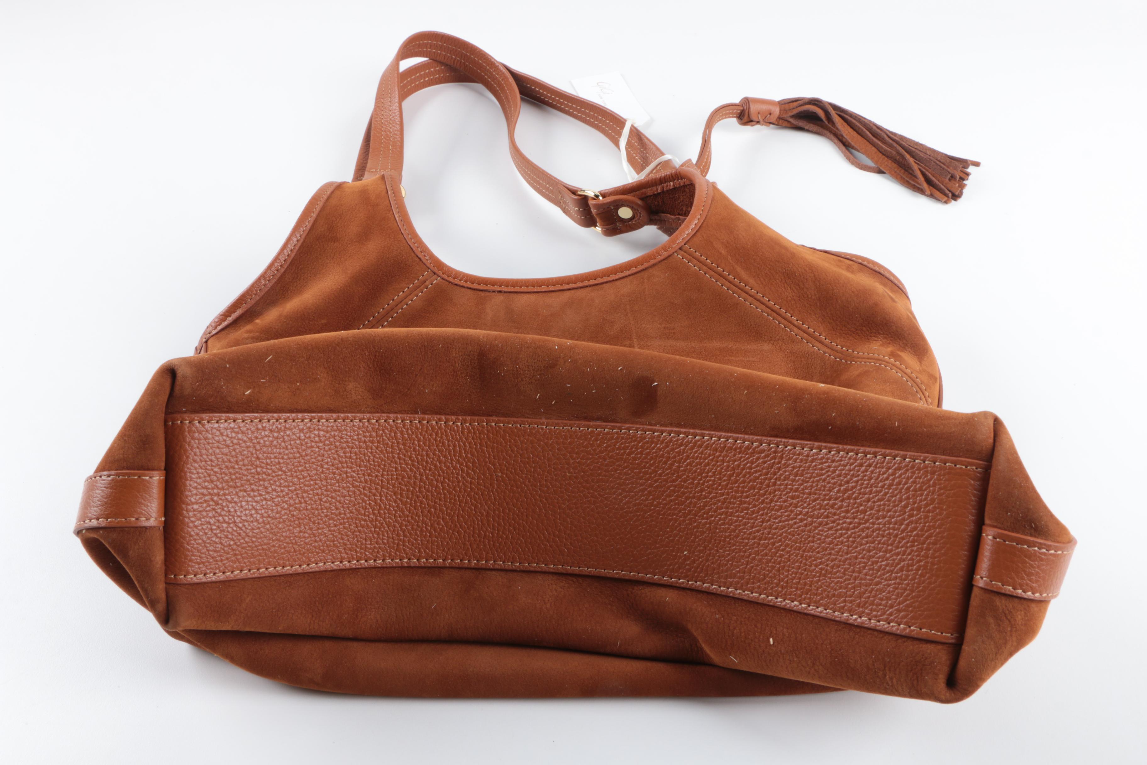 GiGi New York Nubuck Hobo Bag