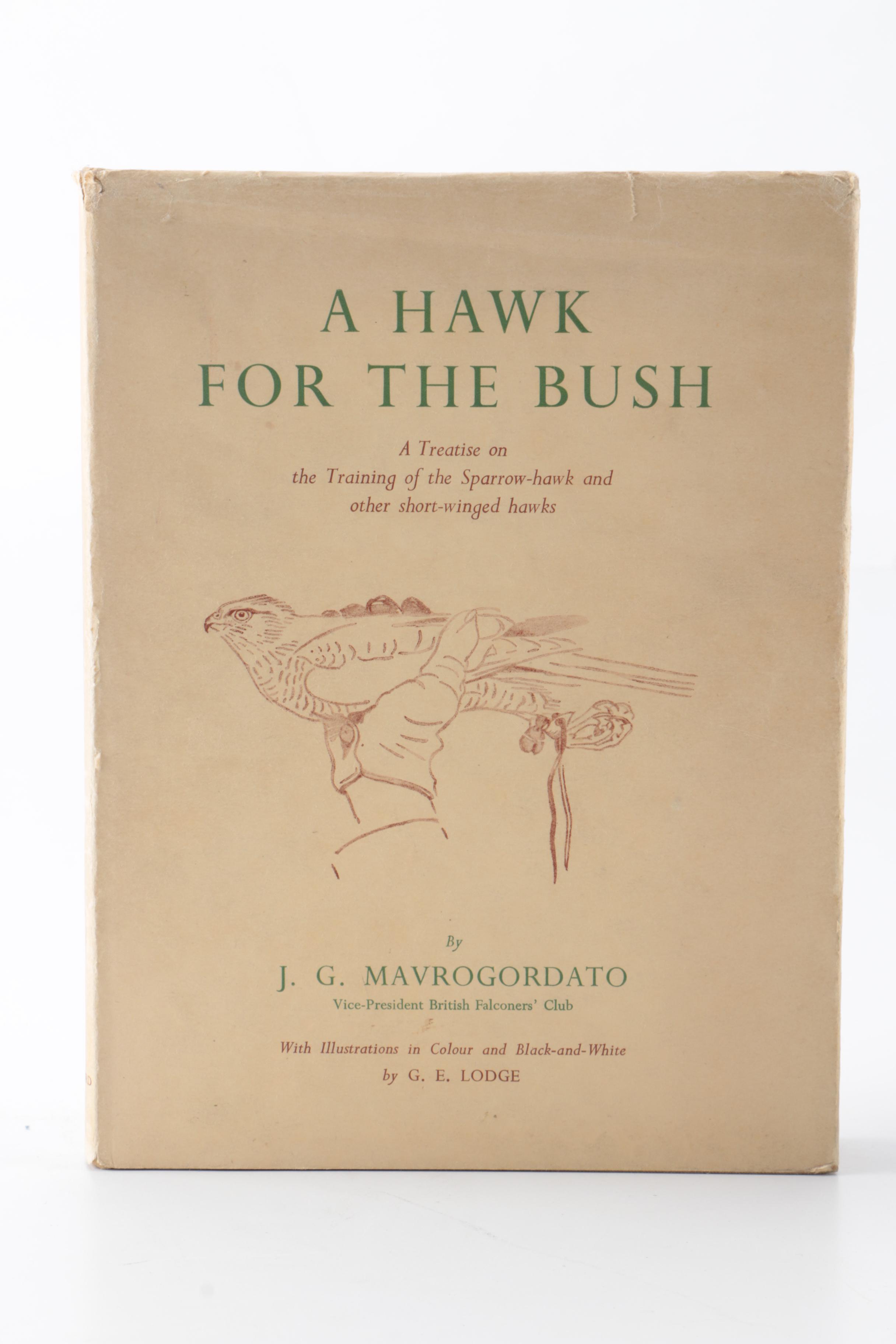 Vintage Ornithology Books Including "A Hawk for the Bush"