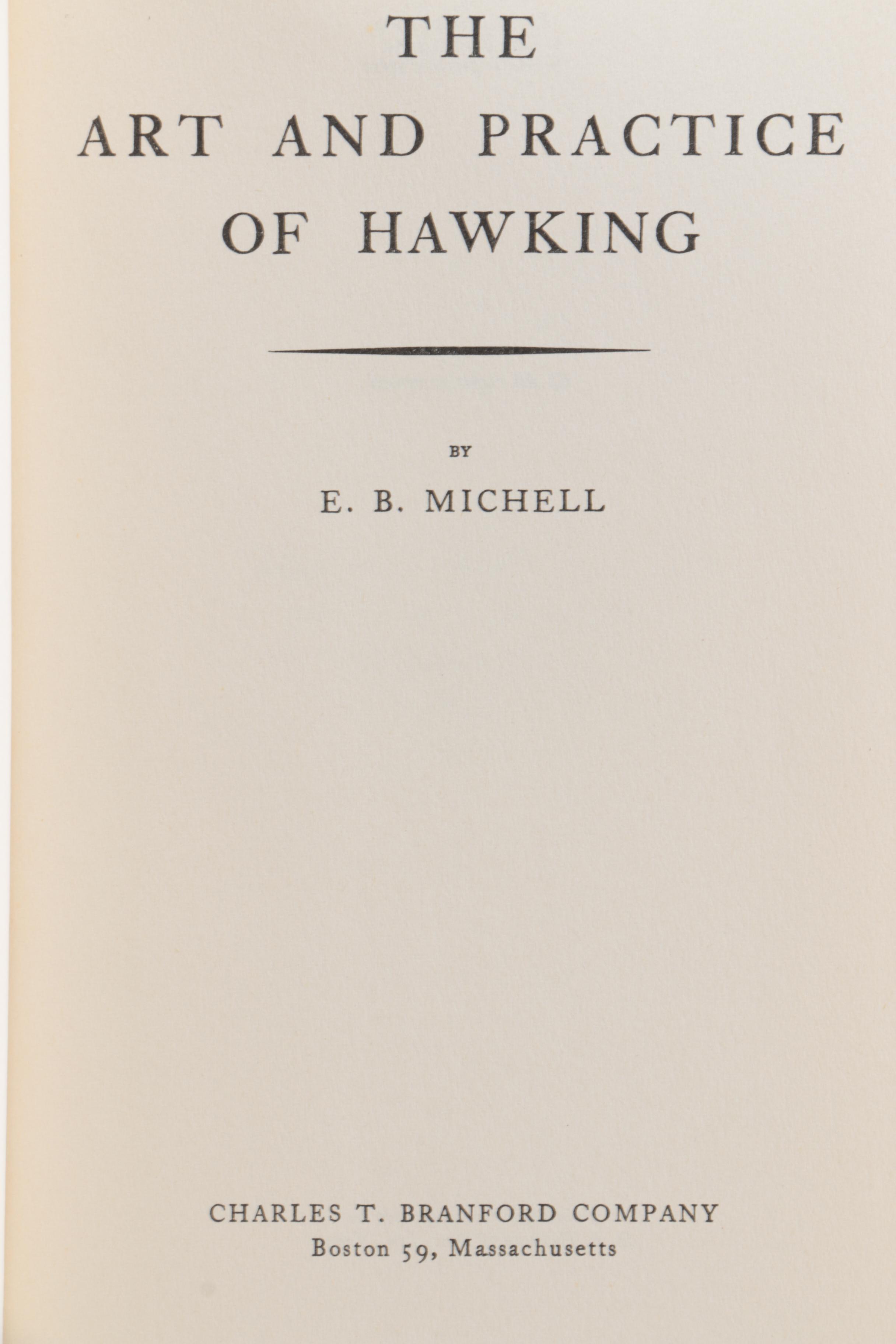 Vintage Ornithology Books Including "A Hawk for the Bush"