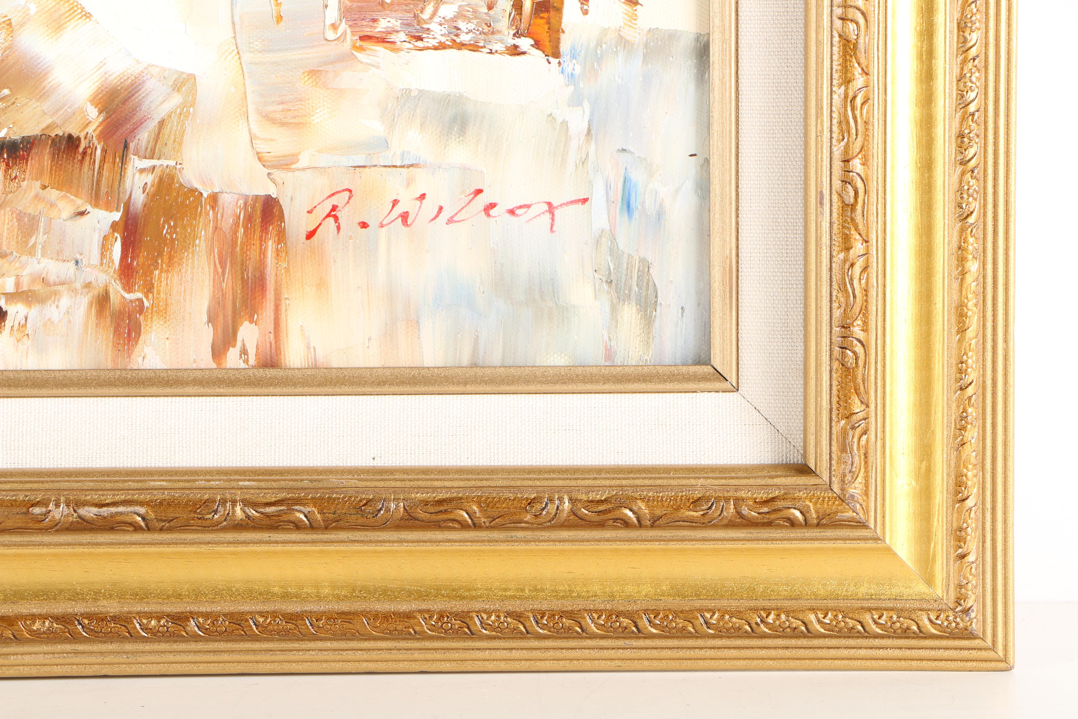 R. Wilcox Acrylic Painting