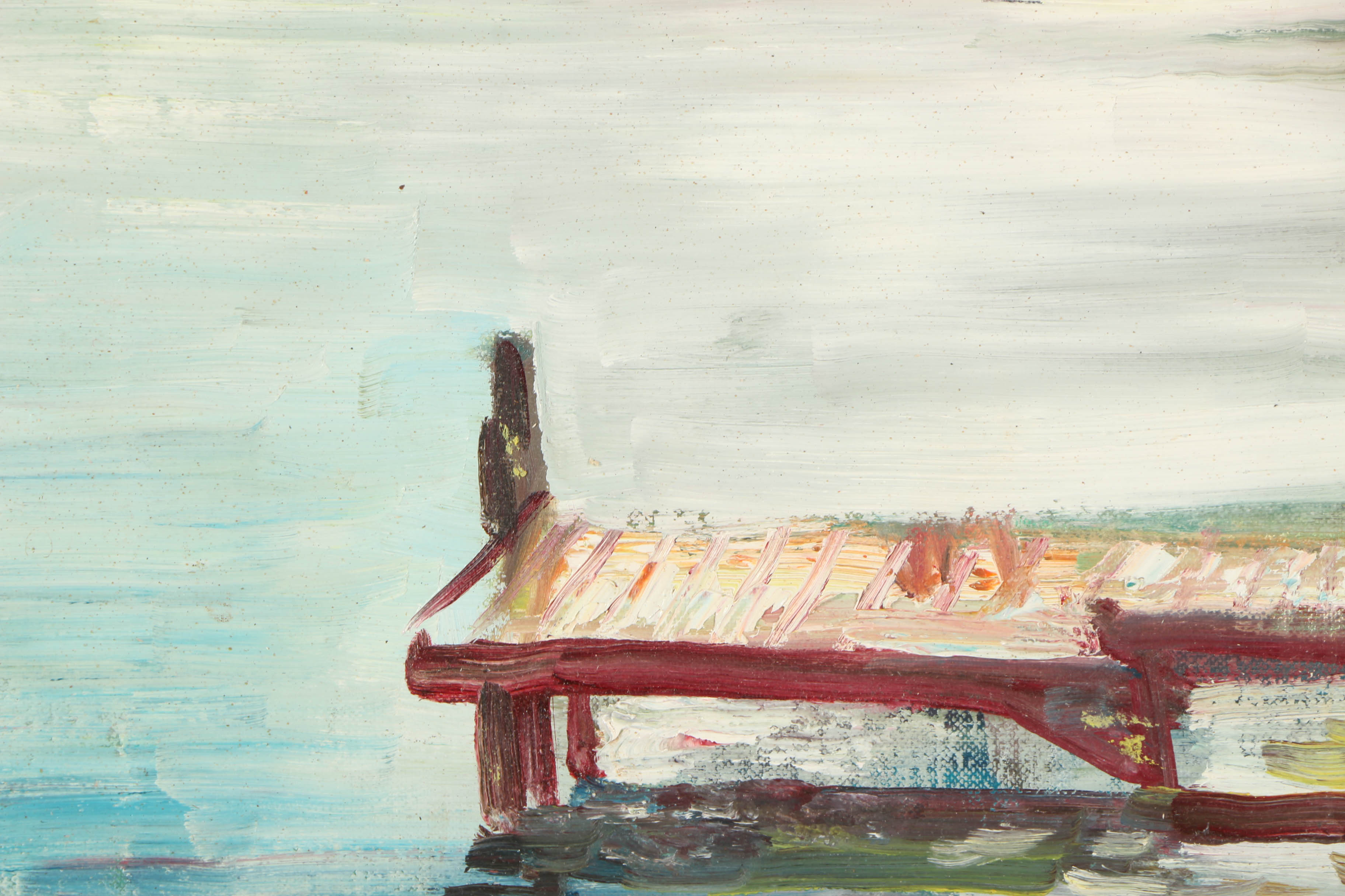 Kathryn Tauber Oil Painting "Scene on Magothy River"