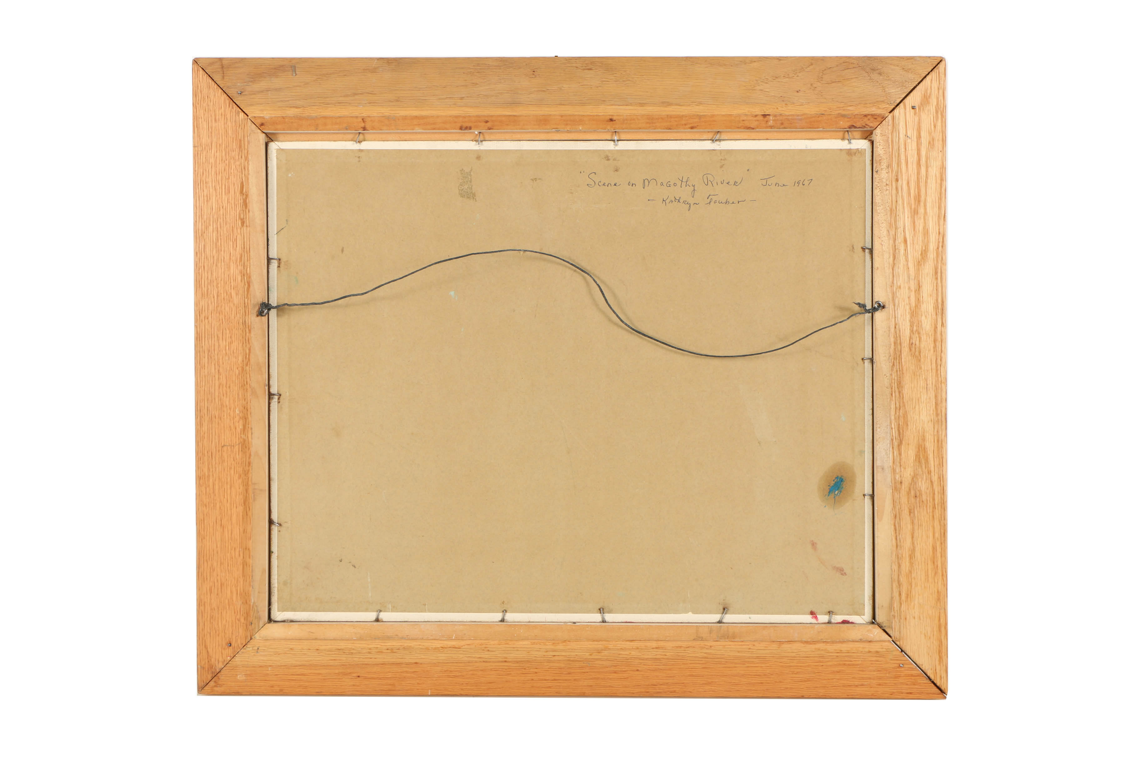 Kathryn Tauber Oil Painting "Scene on Magothy River"