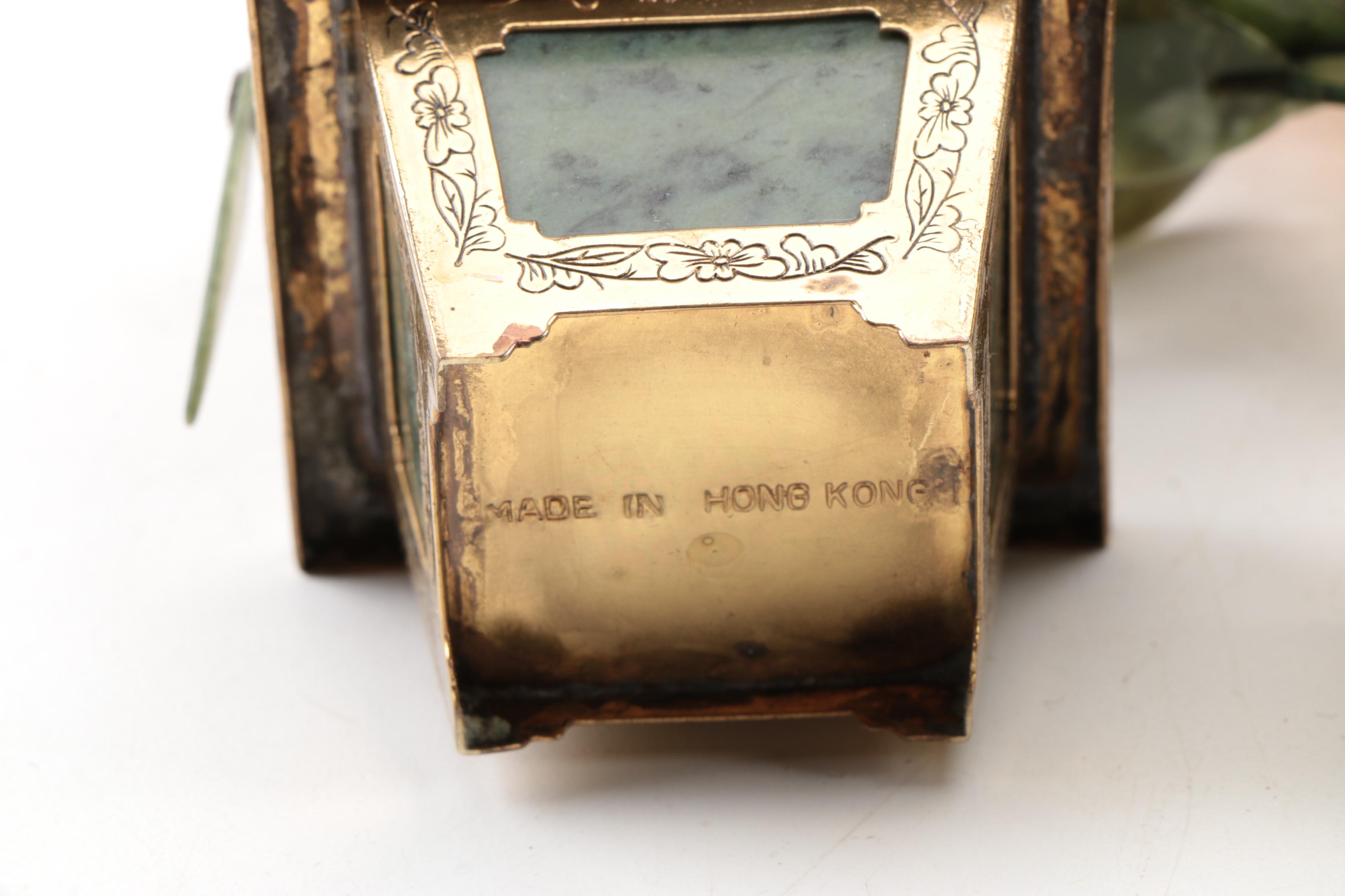 Asian Style Floral Ceramic Bonsai Decor