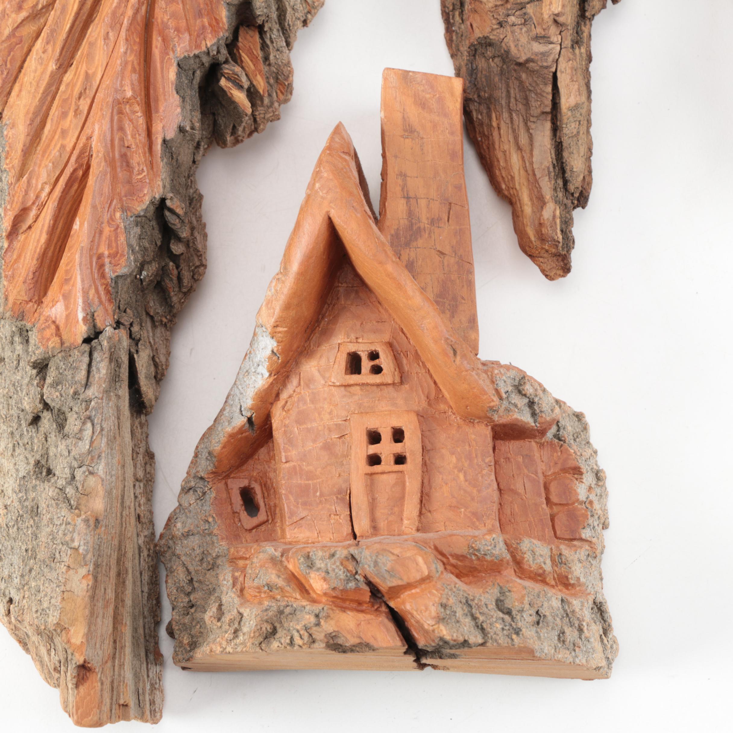 Collection of Cottonwood Bark Carvings