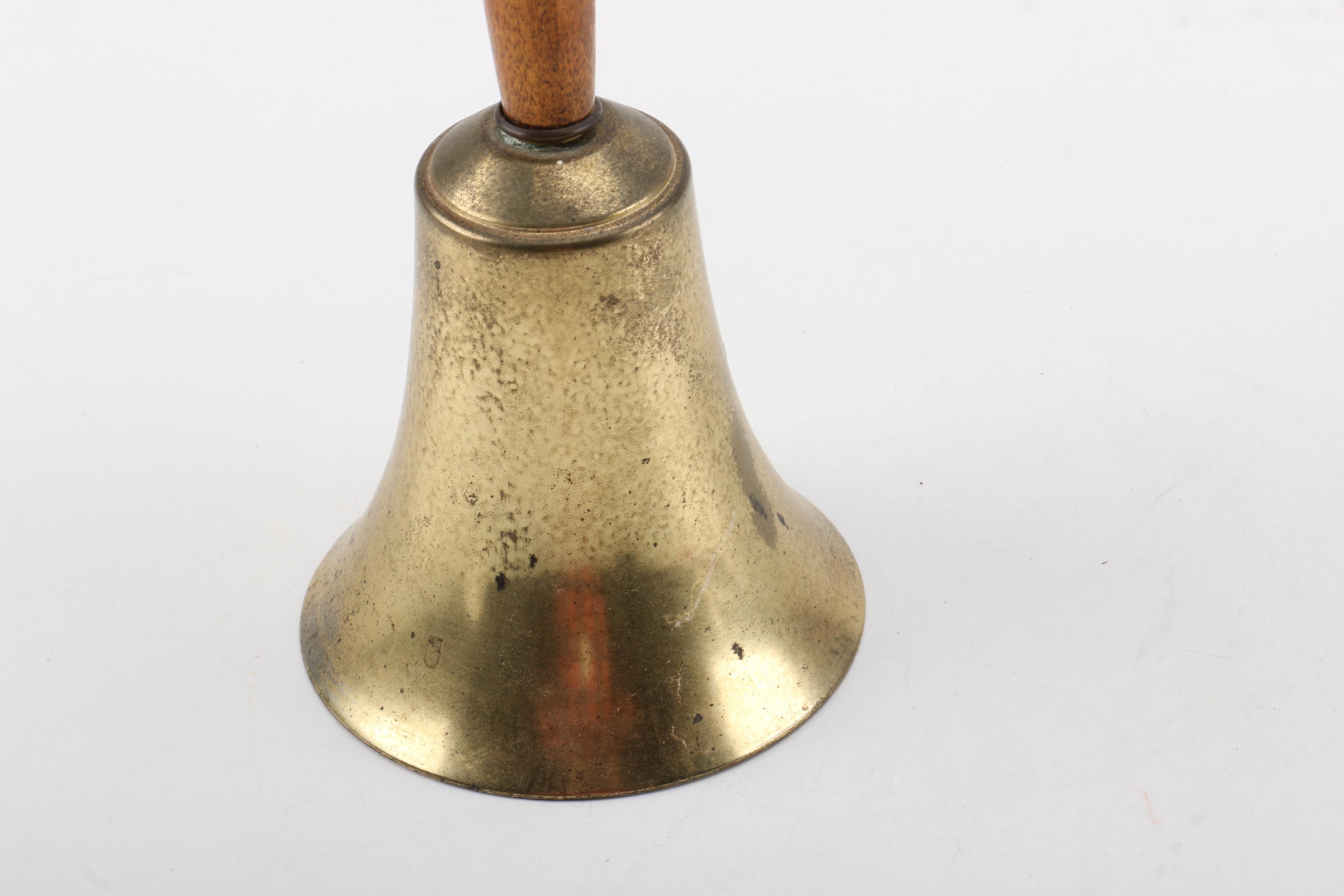 Brass Bell with Wooden Handle