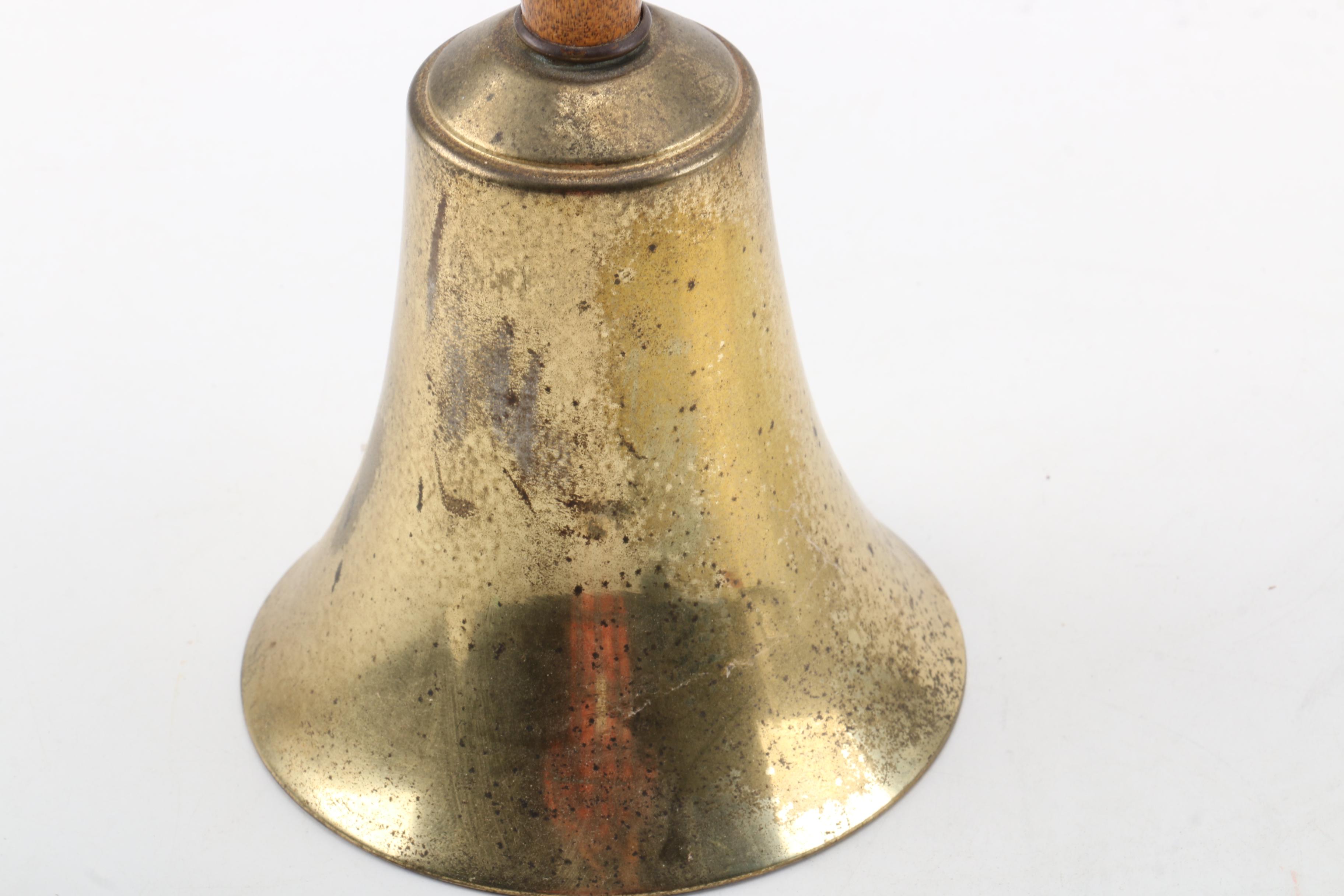 Brass Bell with Wooden Handle